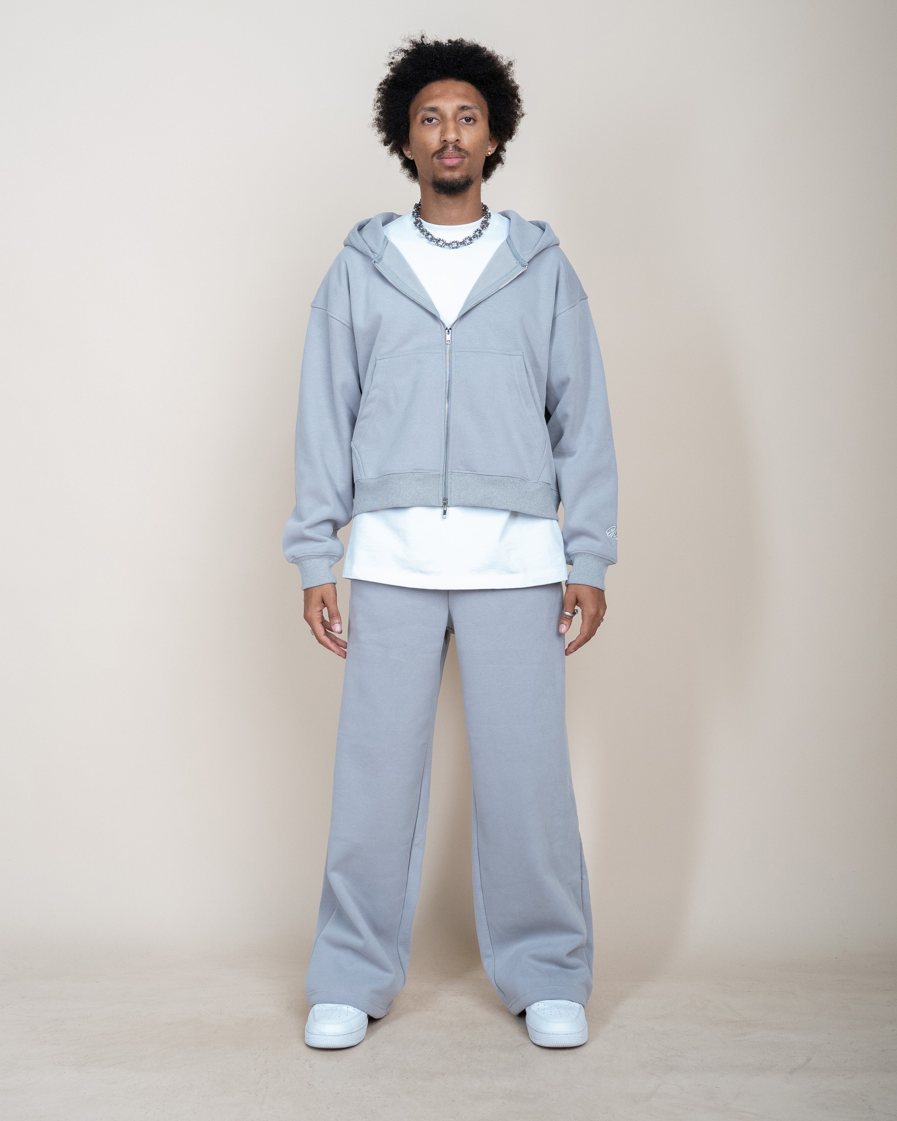 EPTM PERFECT BAGGY FLEECE PANTS - GREY