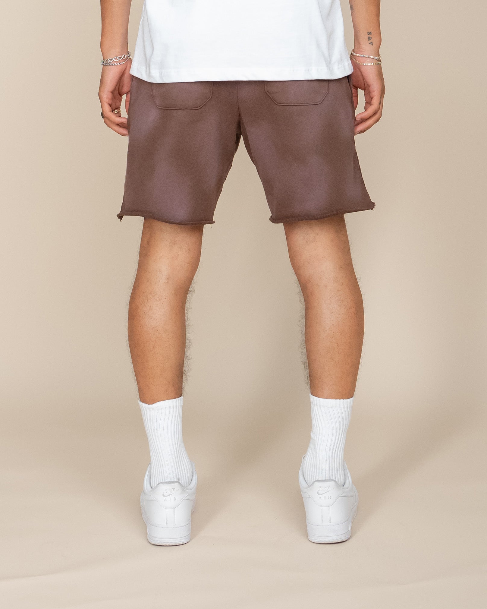 EPTM BIG N TALL SUN FADED SHORTS - BROWN