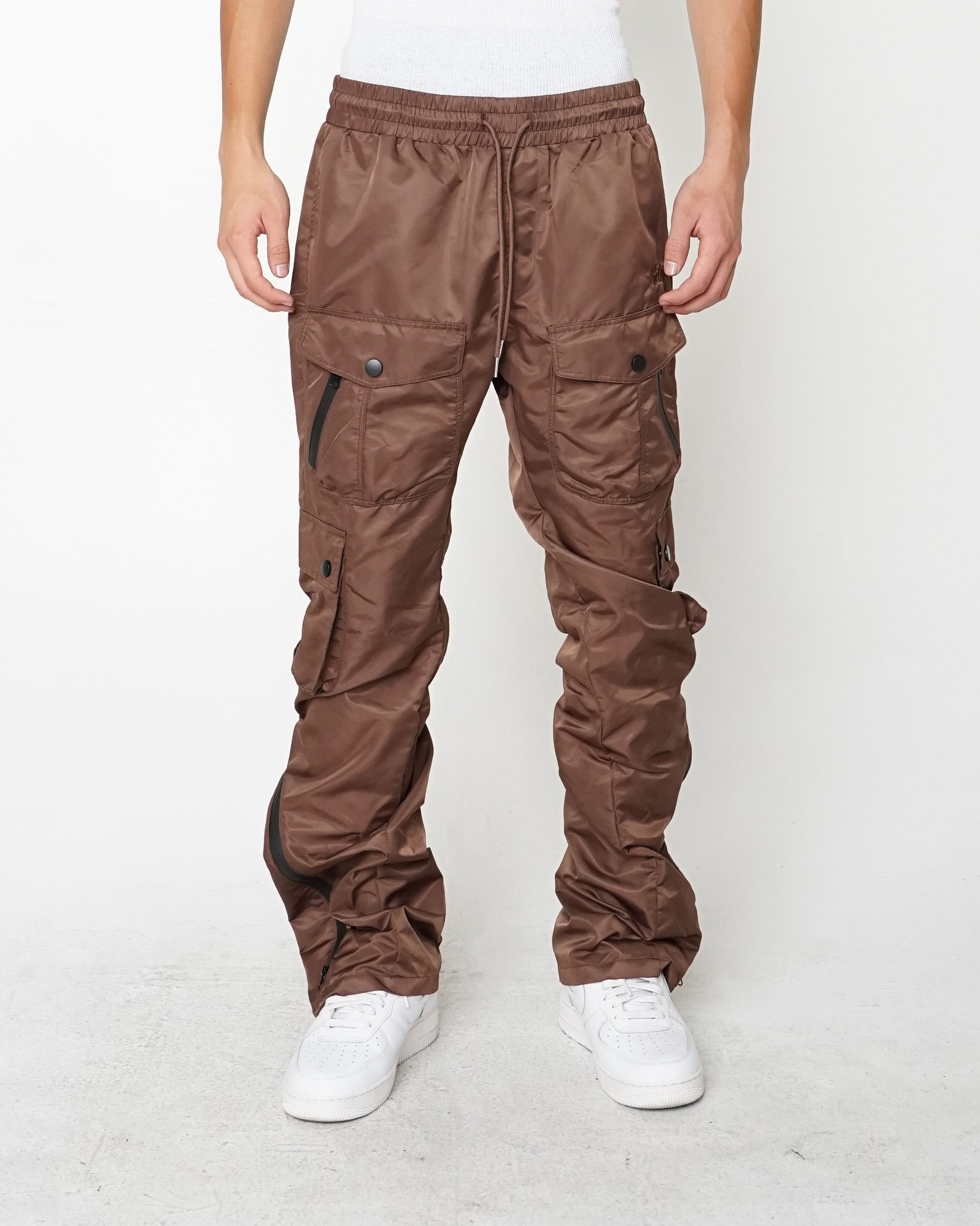 EPTM DOUBLE CARGO PANTS-BROWN