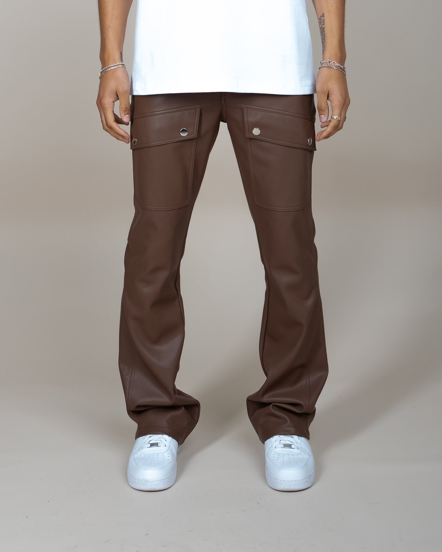 EPTM GALLERY LEATHER FLARE-BROWN