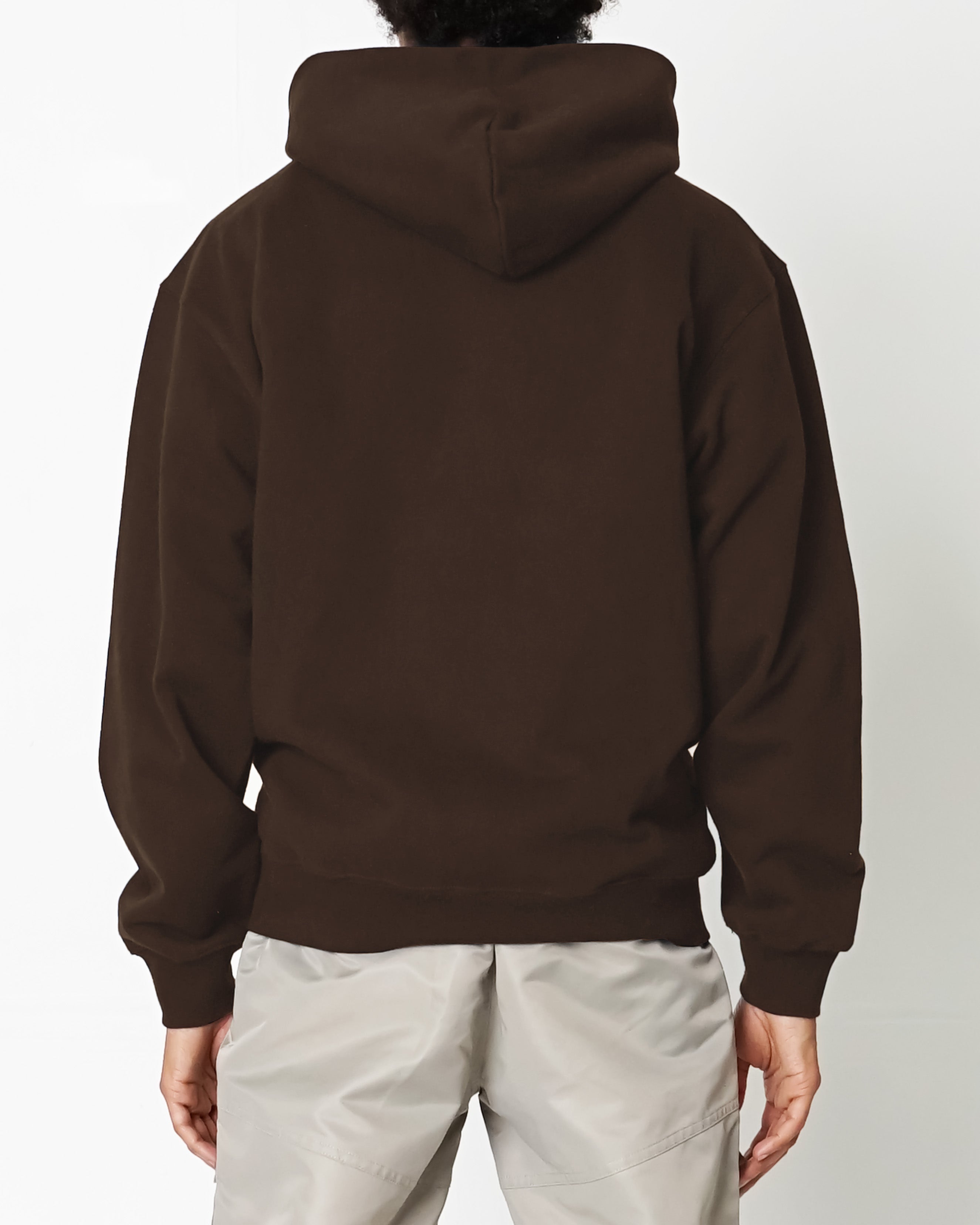 EPTM BIG N TALL PERFECT BOXY HOODIE-BROWN