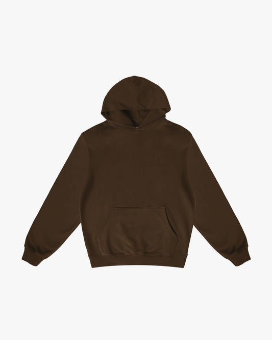 EPTM PERFECT BOXY HOODIE-BROWN