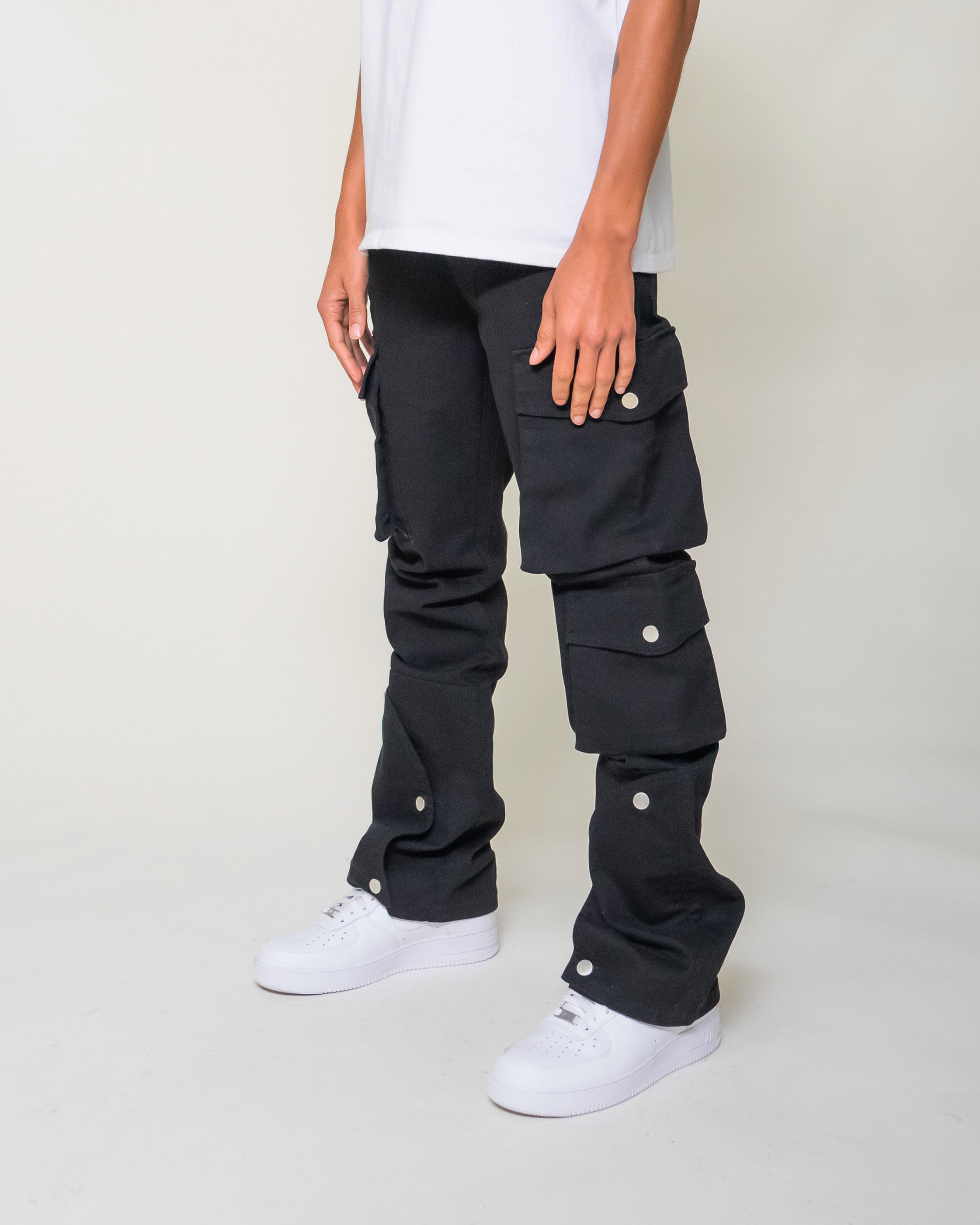 EPTM Clean Pocket Flare Pants - Black XL/36