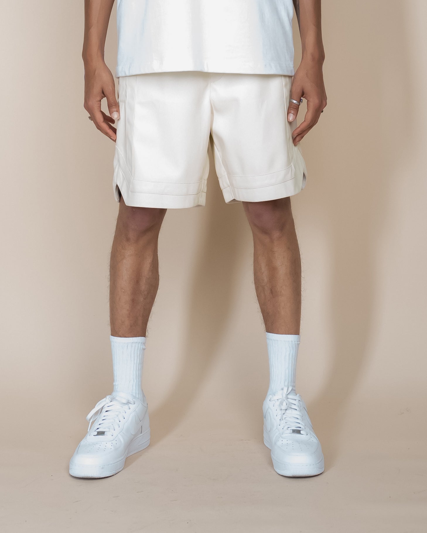 EPTM COURTSIDE SHORTS - CREAM