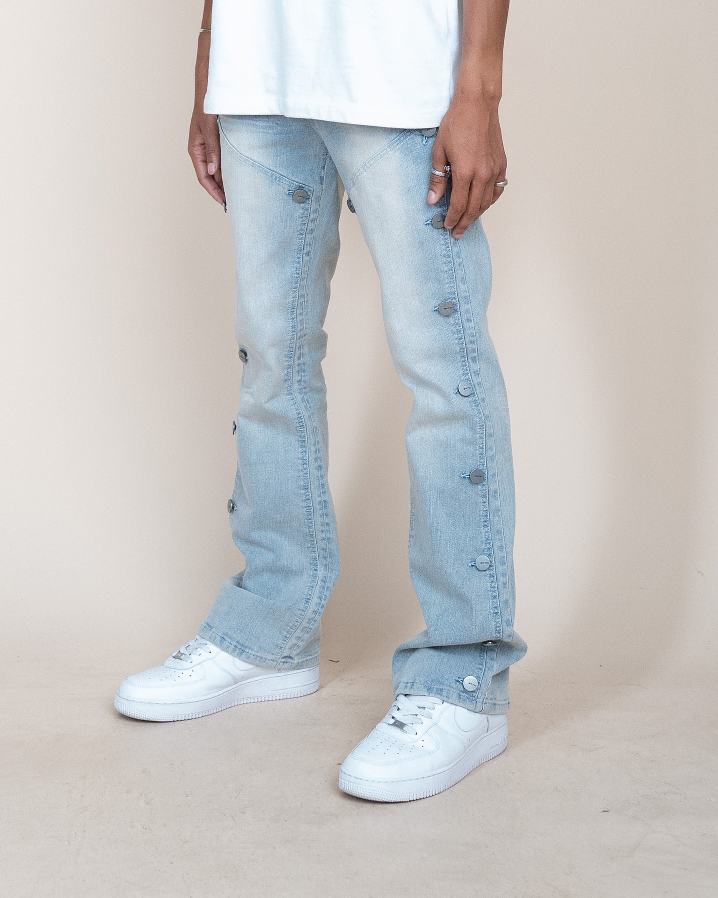 EPTM COWBOY BUTTON DENIM - DENIM BLUE