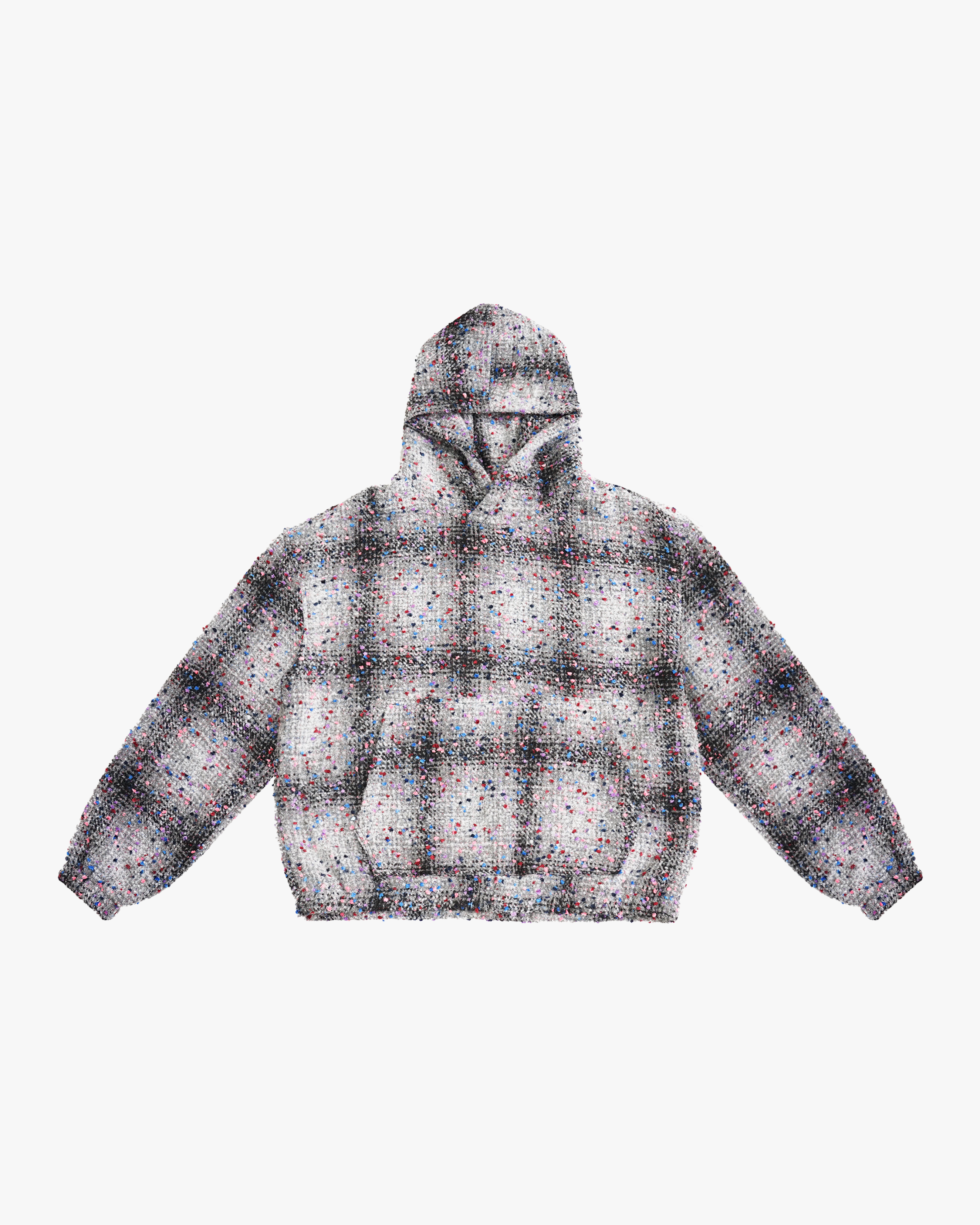 EPTM FLANNEL HOODIE-GREY