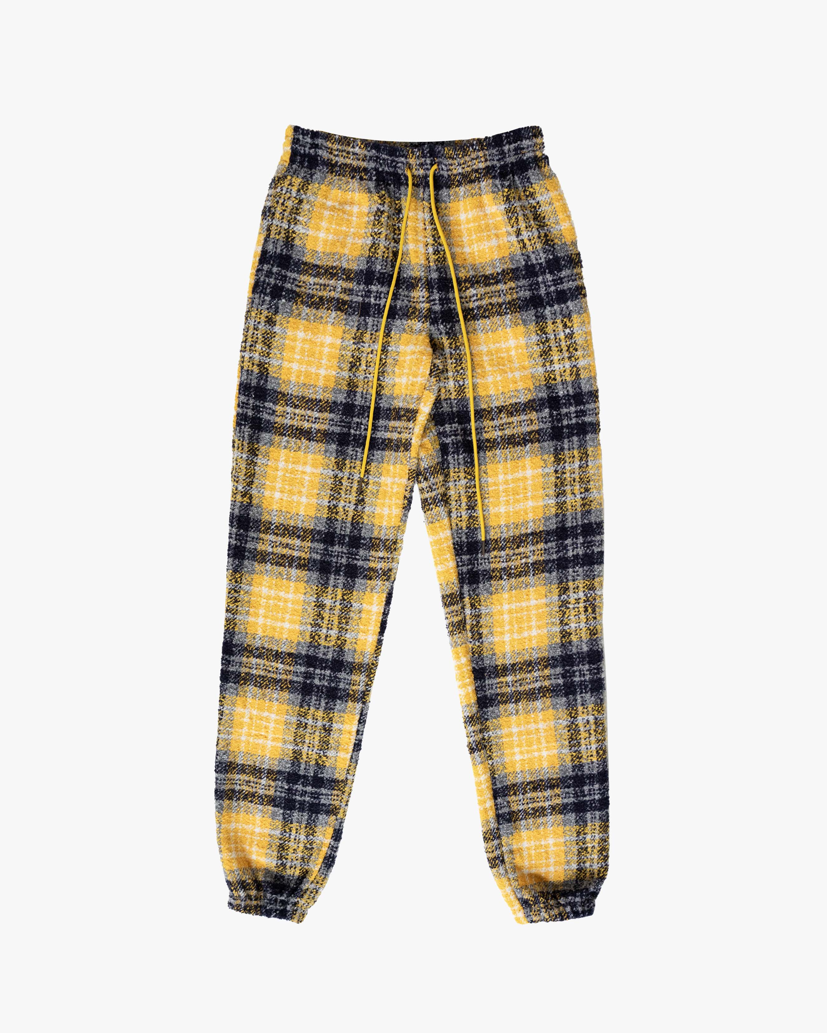 EPTM FLANNEL JOGGERS-YELLOW