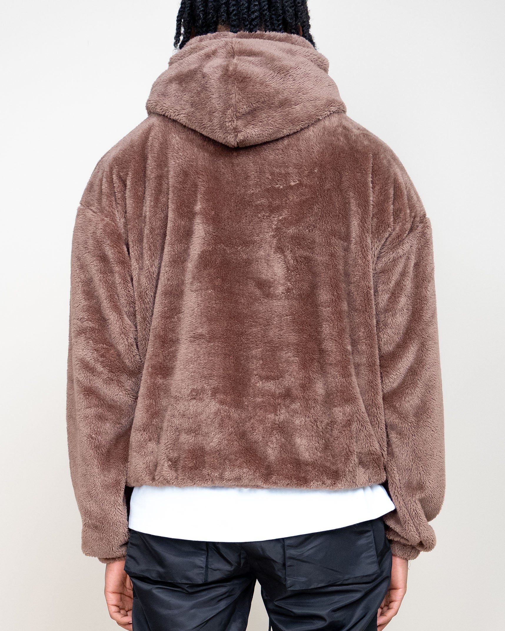 EPTM FUZZY HOODIE BROWN EPTM