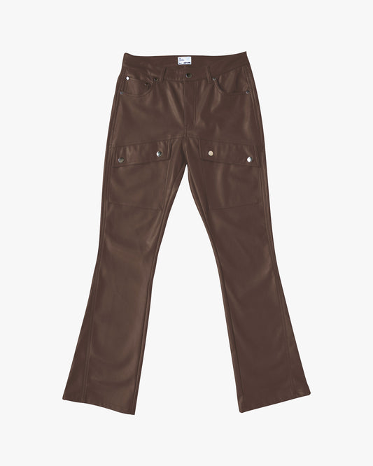EPTM GALLERY LEATHER FLARE-BROWN