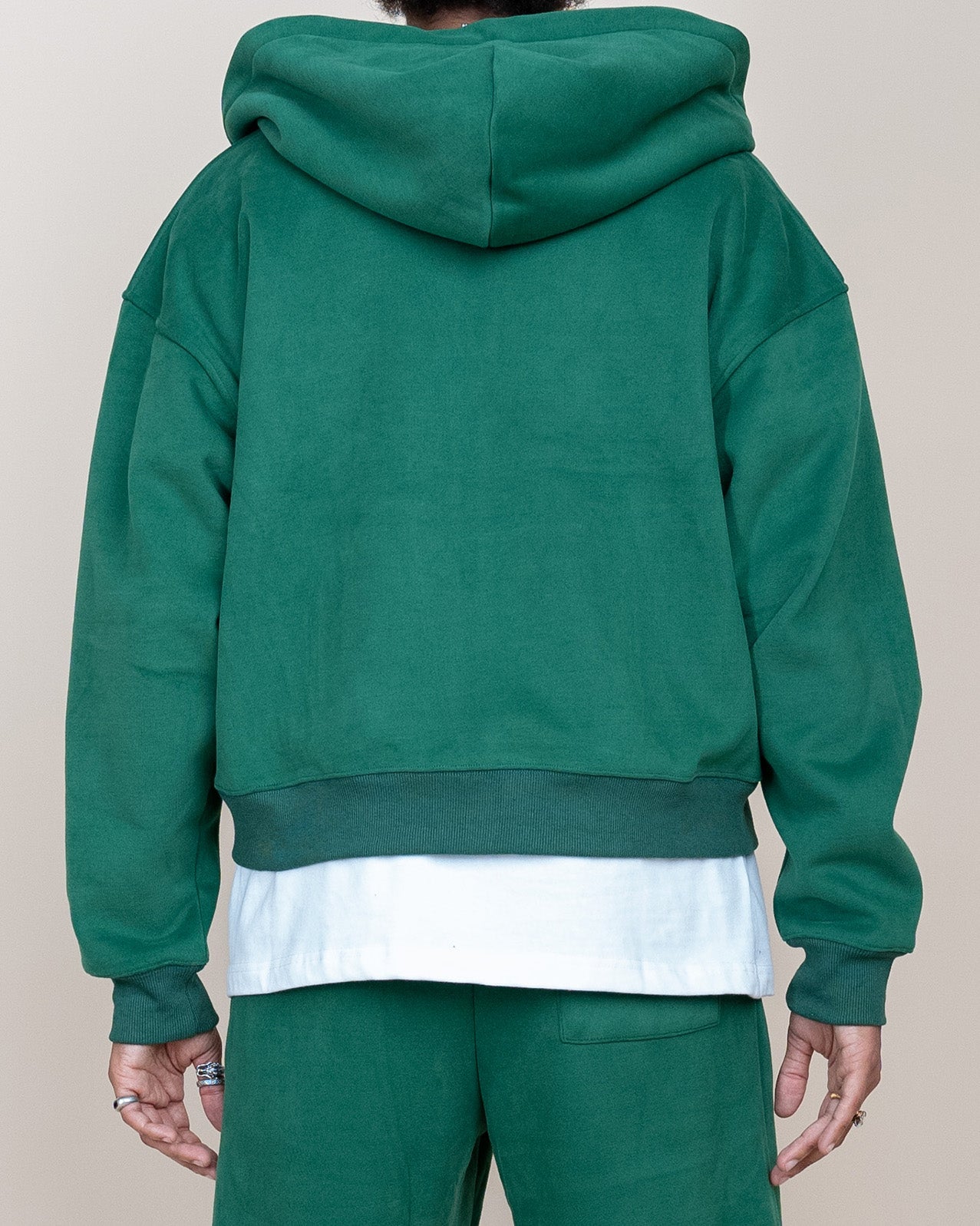 EPTM PERFECT ZIP UP HOODIE - HUNTER GREEN