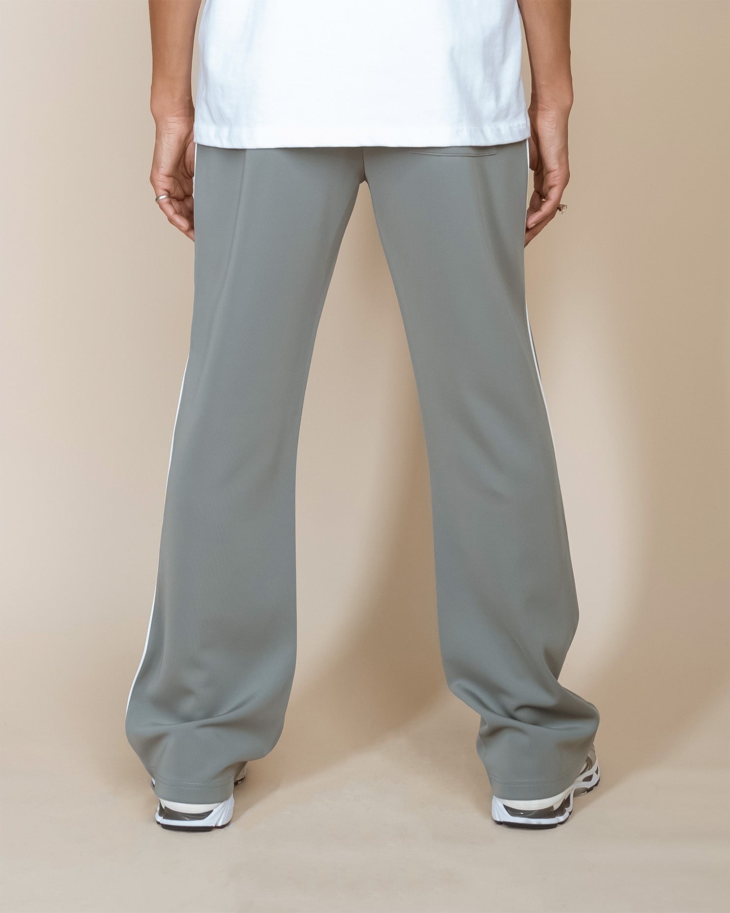 PERFECT PIPING TRACK PANTS - GREY