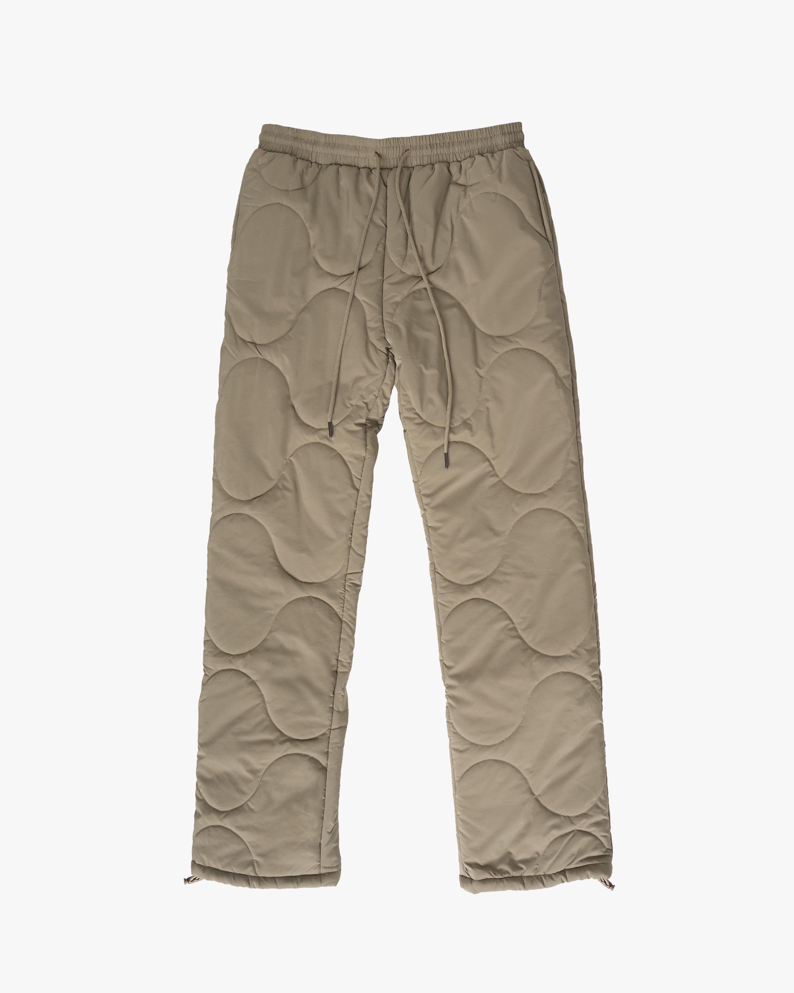 EPTM GRIDDY PUFFER PANTS-KHAKI