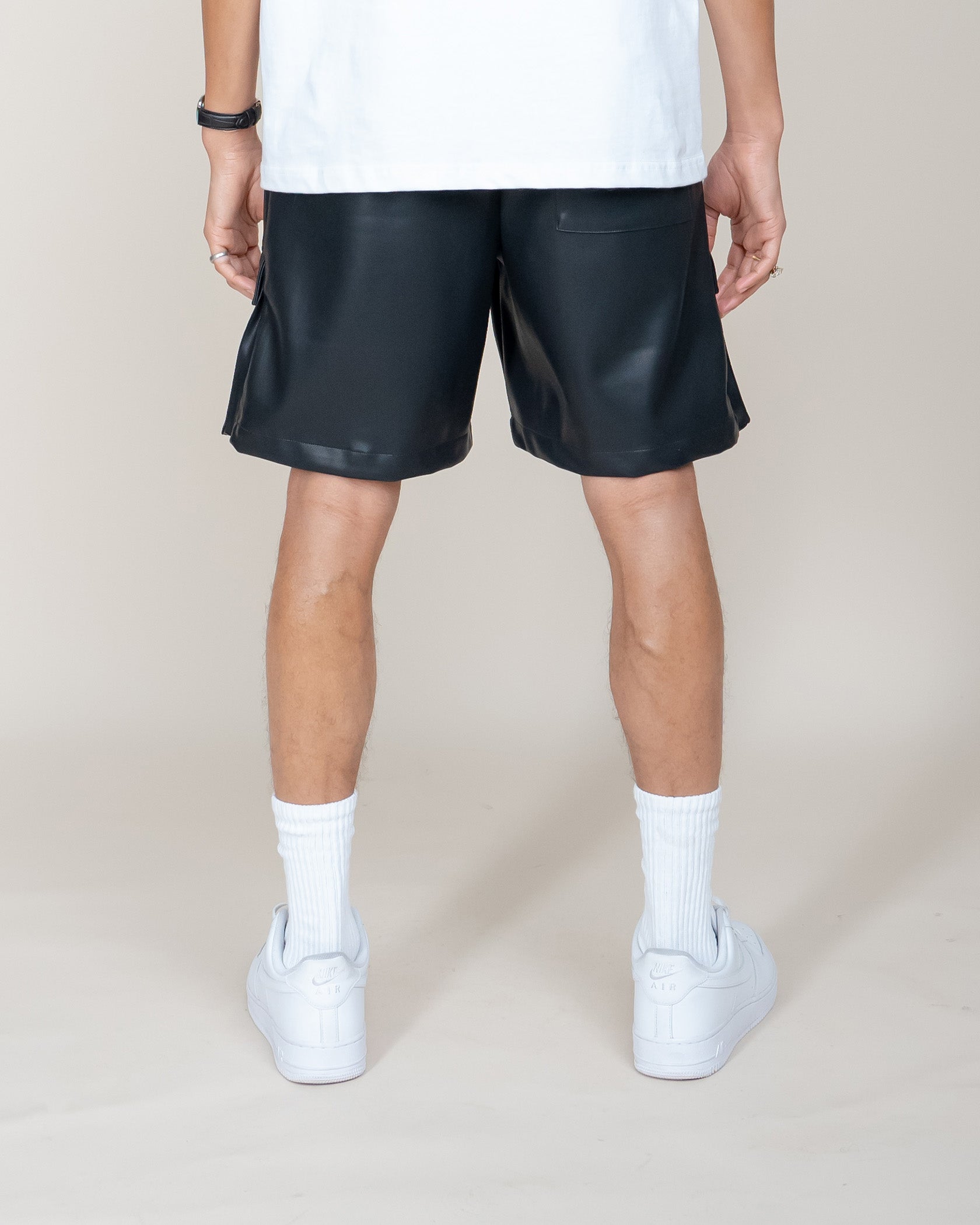 EPTM PARAGON SHORTS - PU BLACK