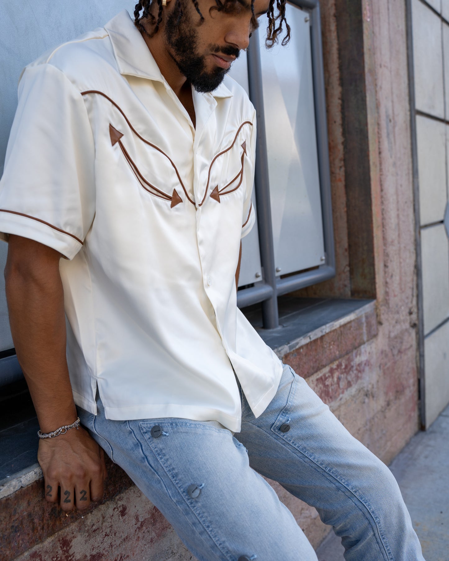 EPTM WESTERN SHIRT - CREAM