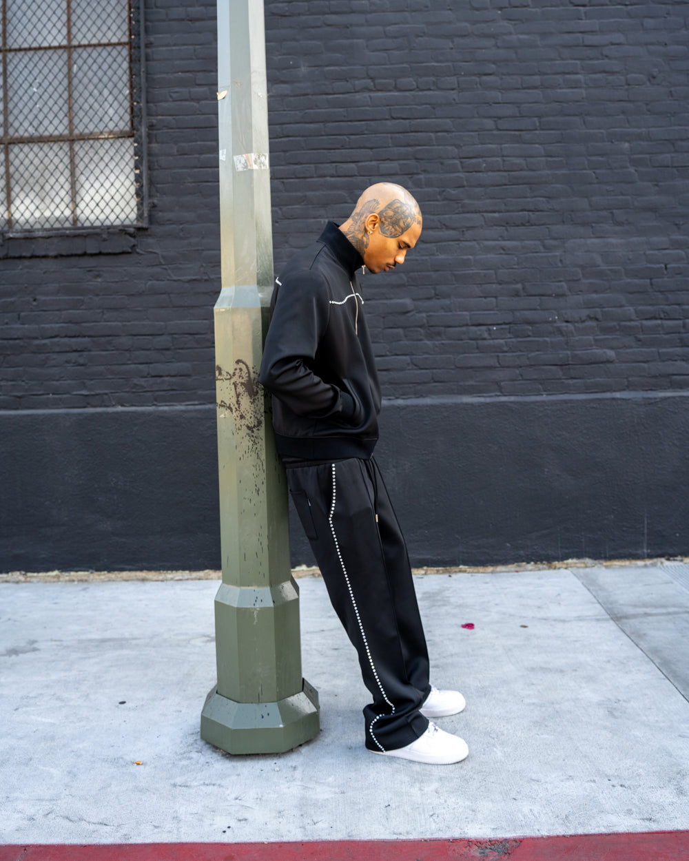 EPTM MARTINE TRACK PANTS - BLACK