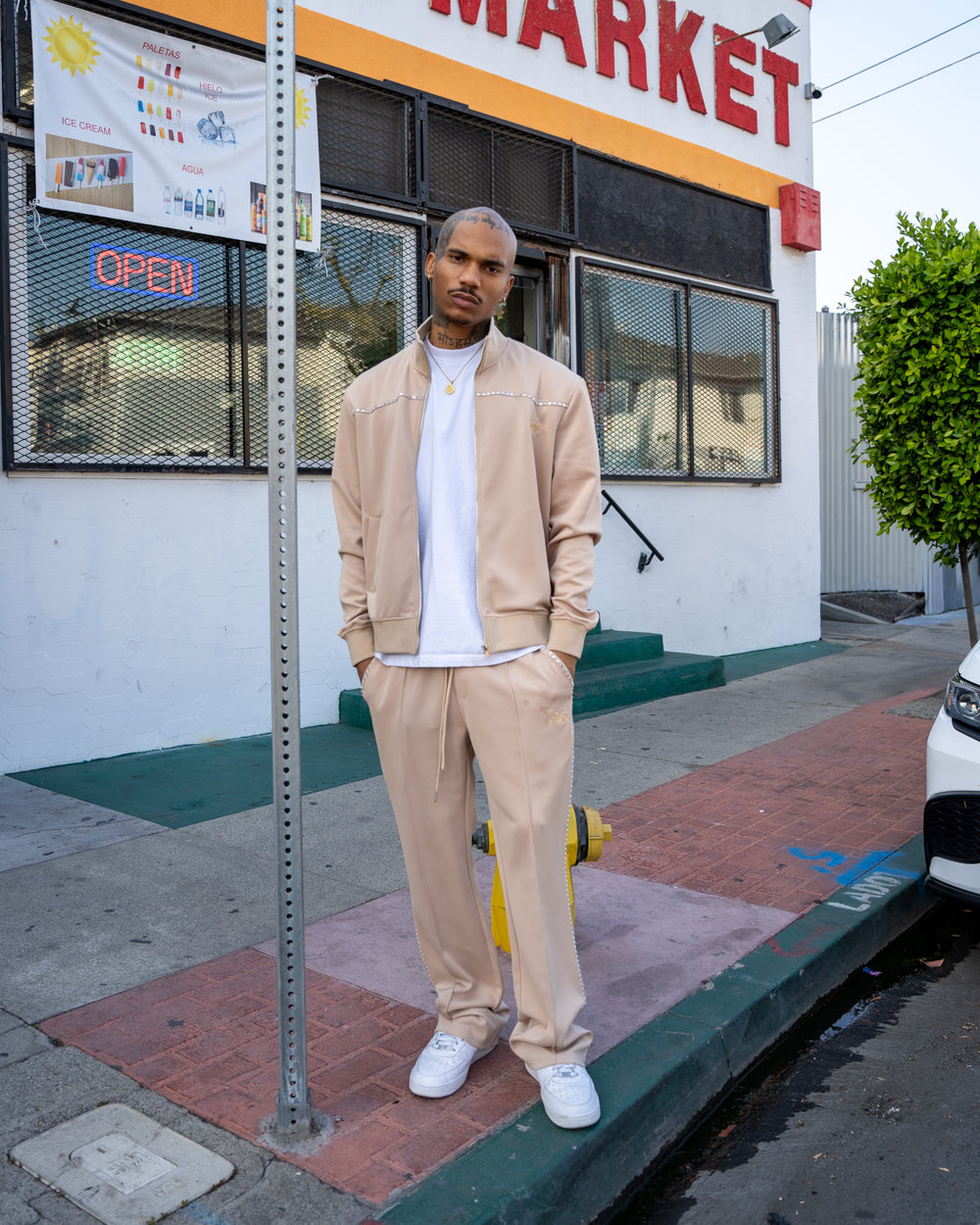 EPTM MARTINE TRACK JACKET - TAN