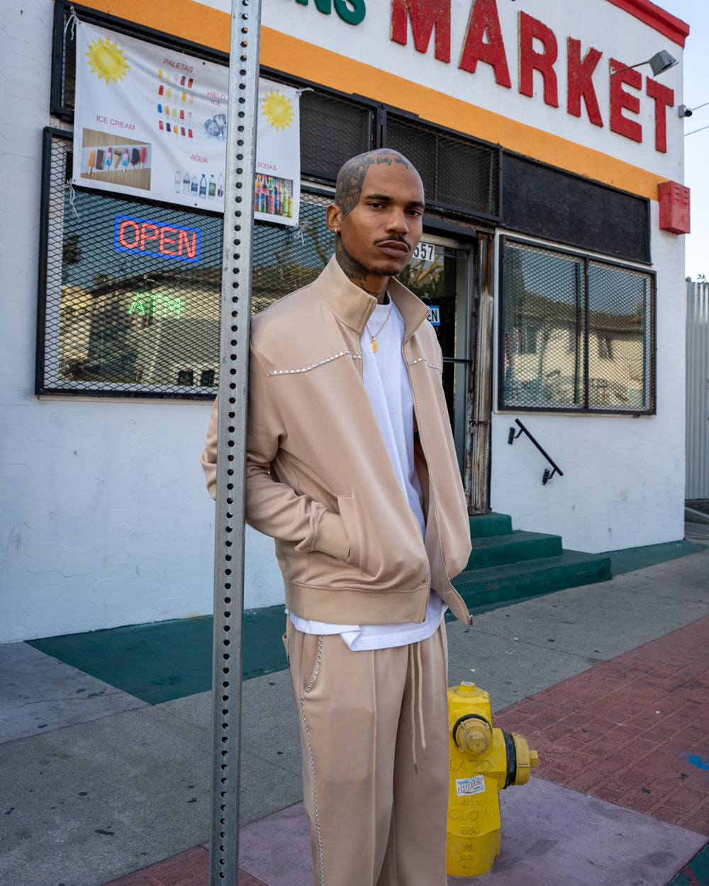 EPTM MARTINE TRACK JACKET - TAN