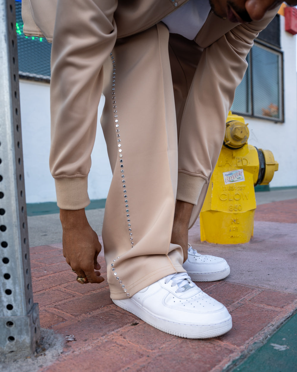 EPTM MARTINE TRACK PANTS - TAN