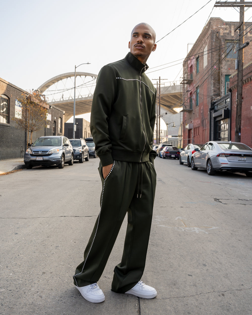 EPTM MARTINE TRACK PANTS - OLIVE