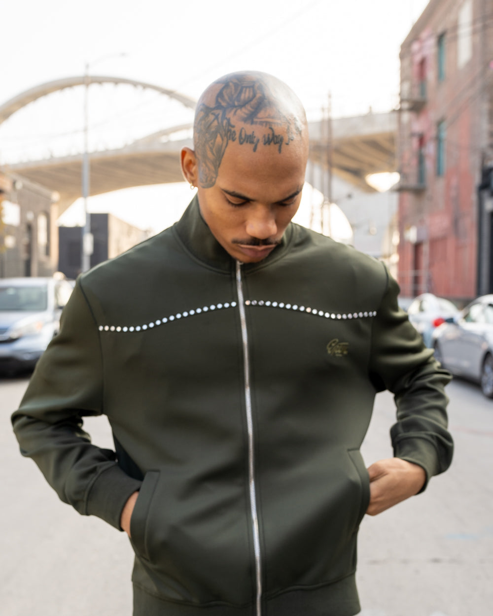 EPTM MARTINE TRACK JACKET - OLIVE