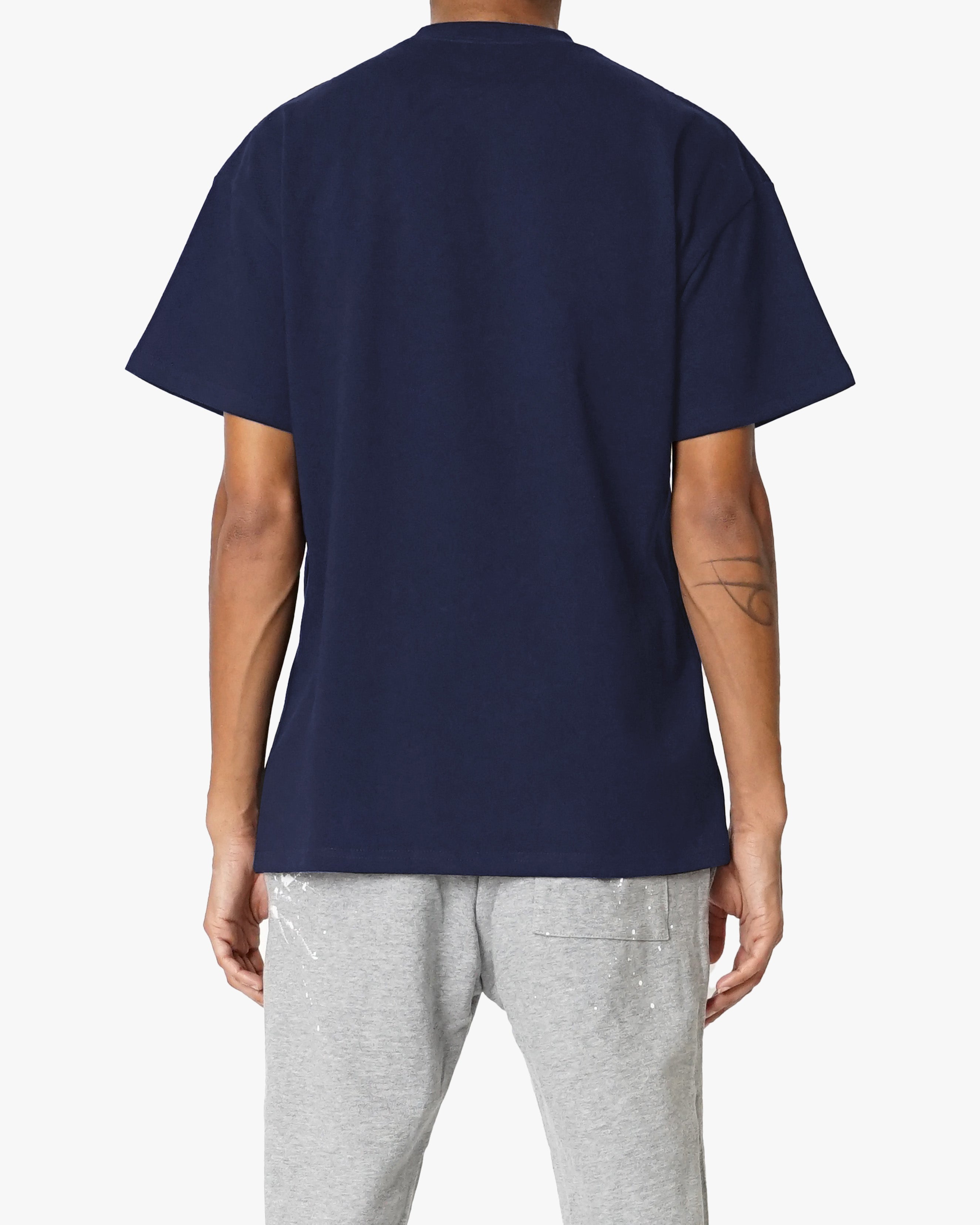 EPTM PERFECT BOXY TEE-NAVY