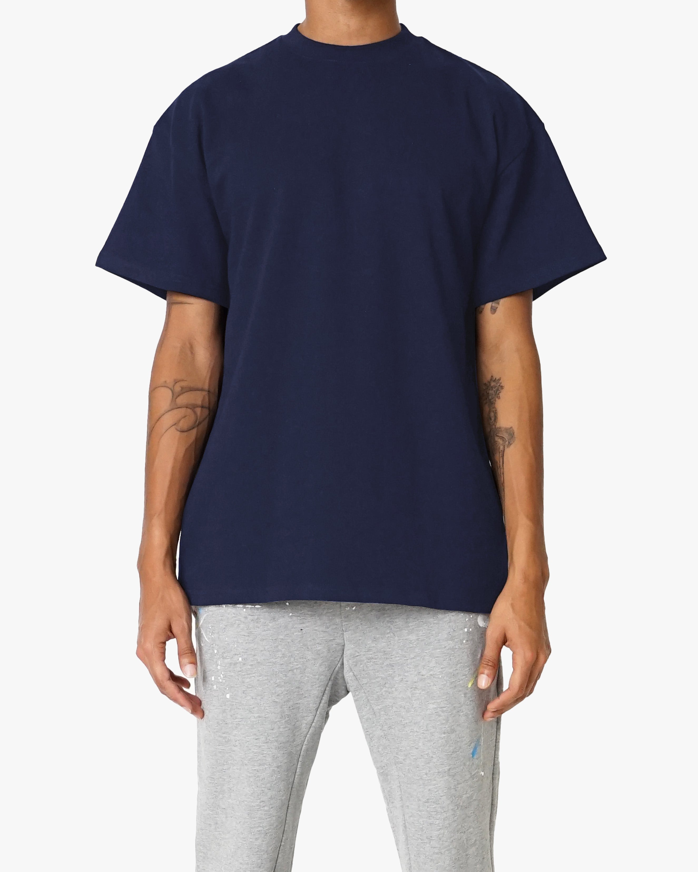 EPTM BIG N TALL PERFECT BOXY TEE-NAVY