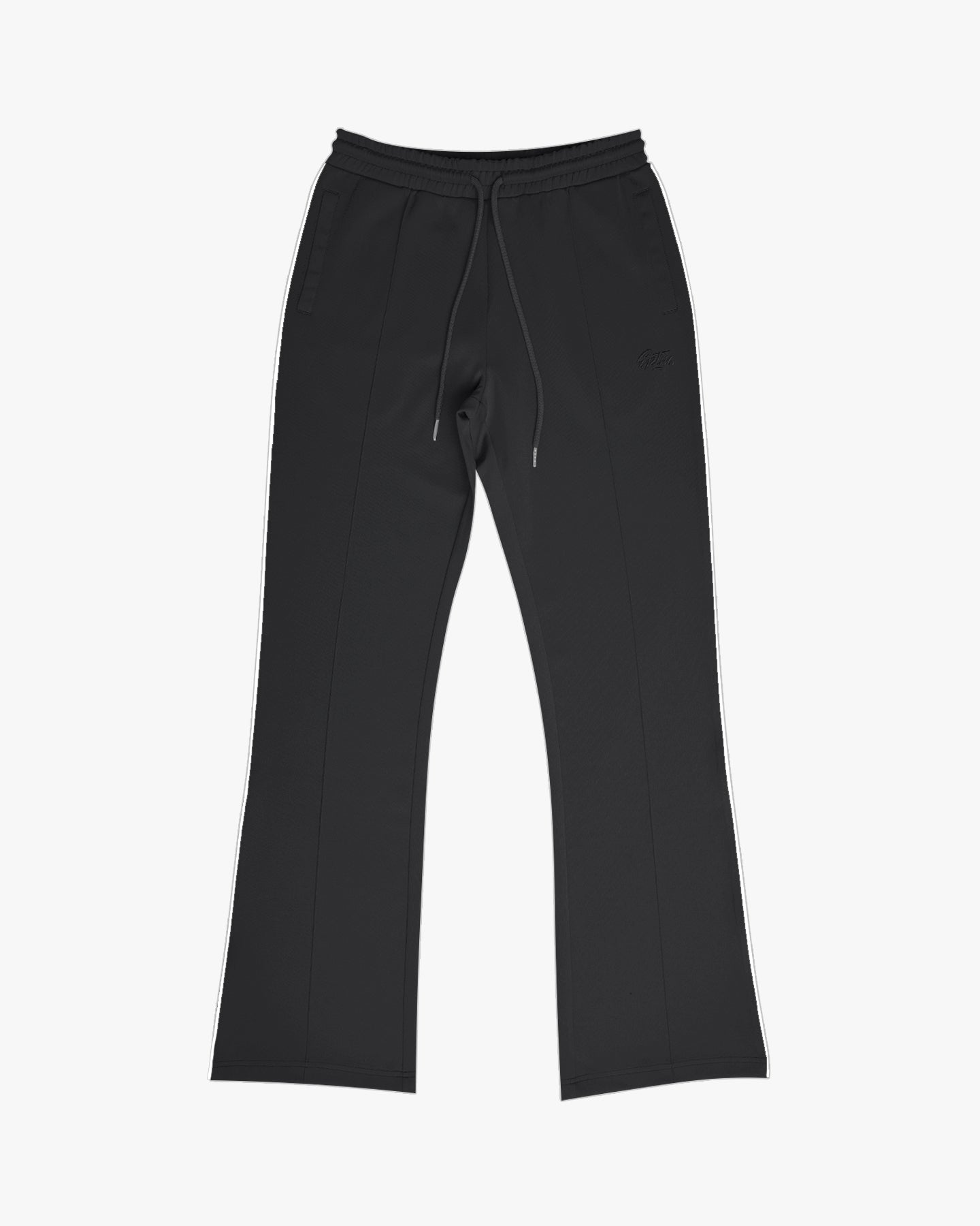 PERFECT PIPING TRACK PANTS - BLACK