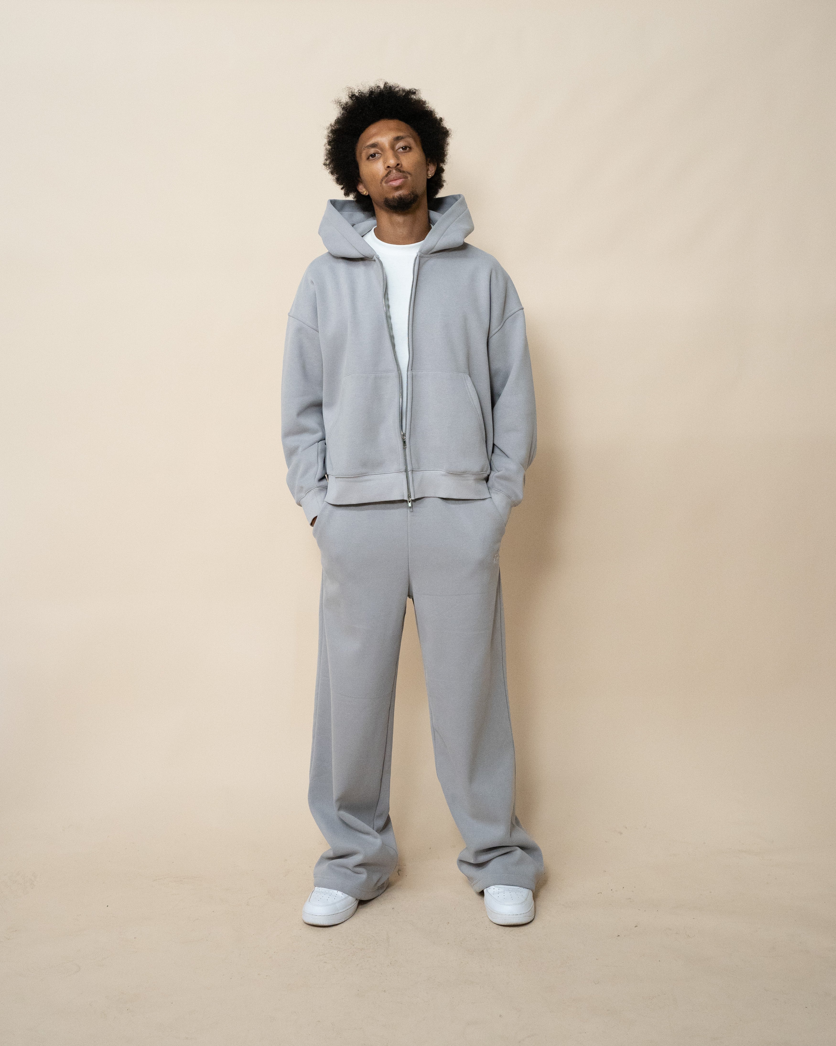 EPTM PERFECT BAGGY FLEECE PANTS - GREY