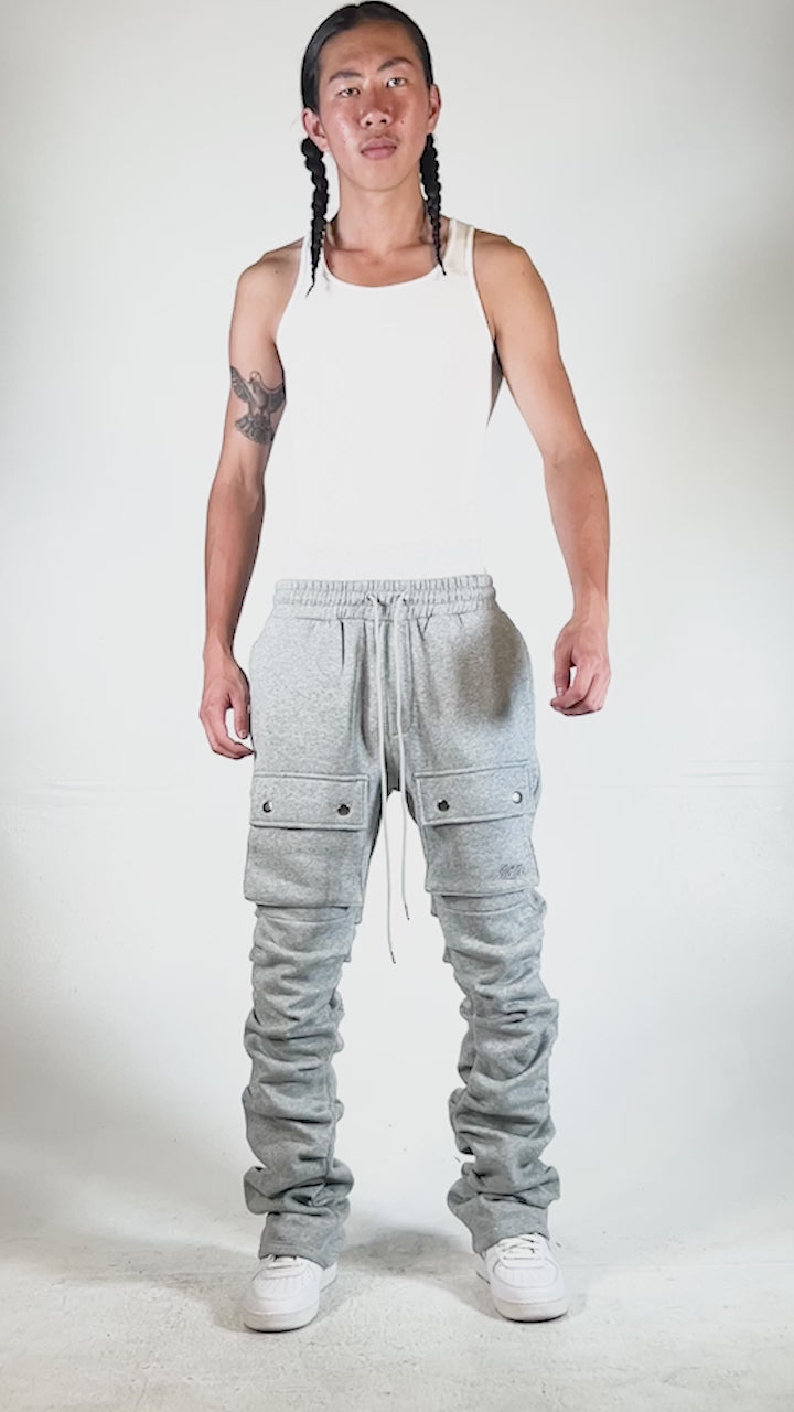 EPTM Men Stacked Sweatpants (Heather Grey)