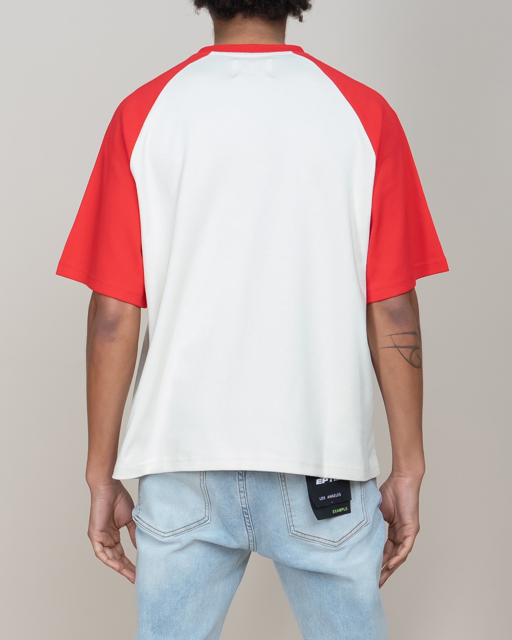 EPTM BOXY RAGLAN TEE - RED