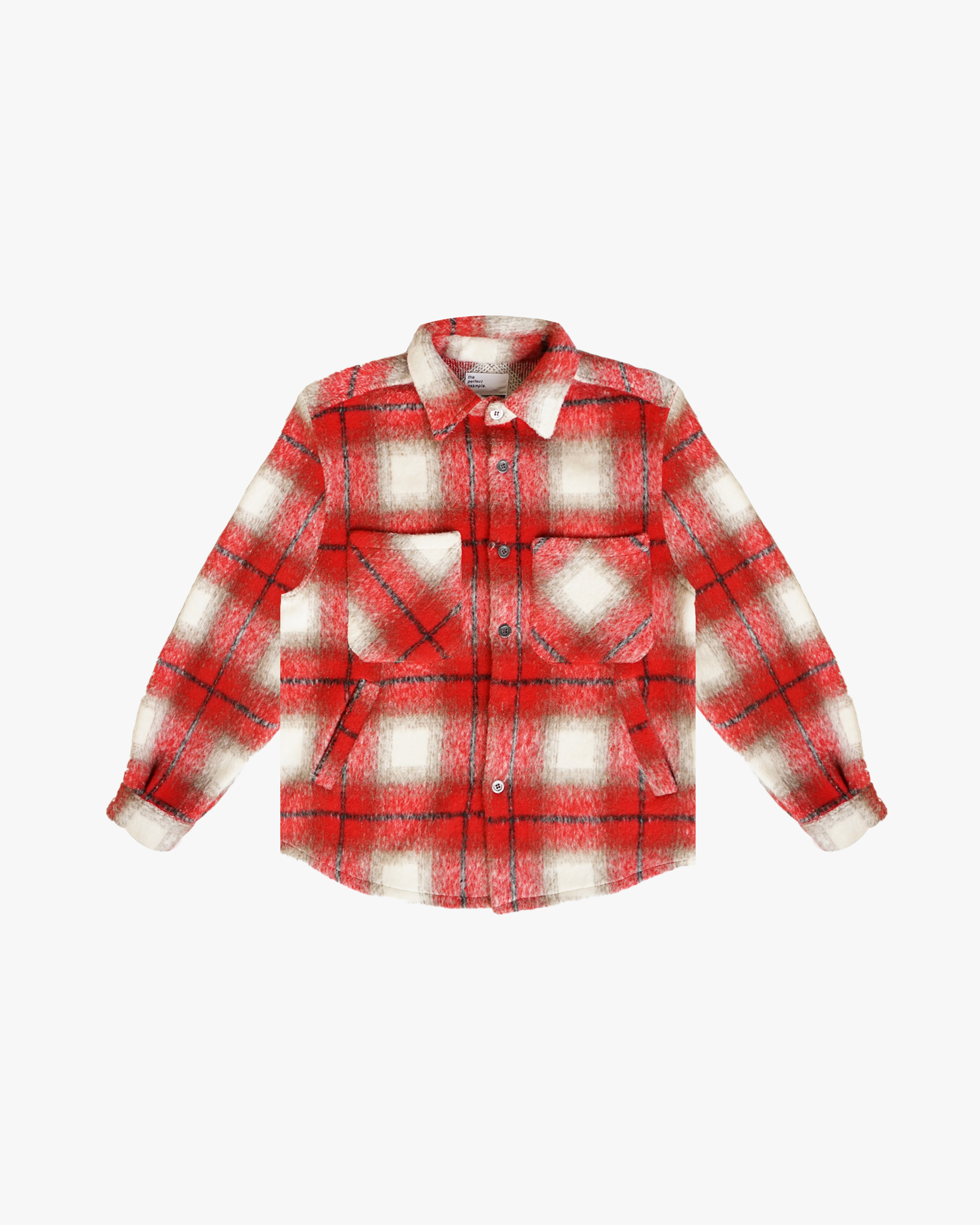 EPTM BIG N TALL SLIT FLANNEL SHIRT-RED