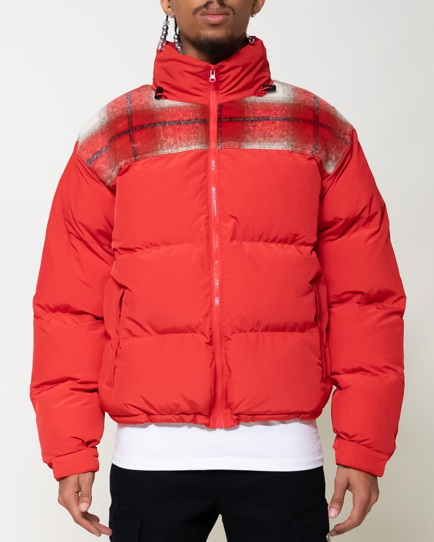 EPTM OXFORD PUFFER JACKET-RED