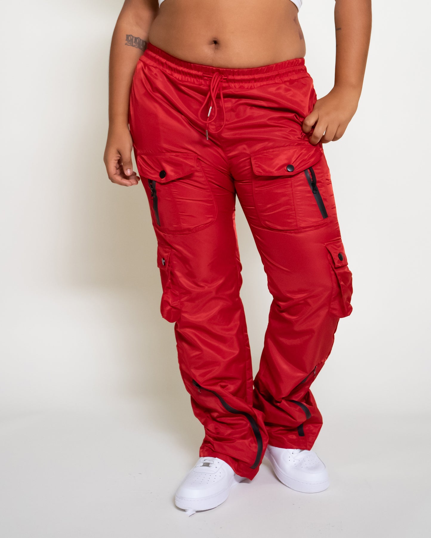 EPTM DOUBLE CARGO PANTS-RED