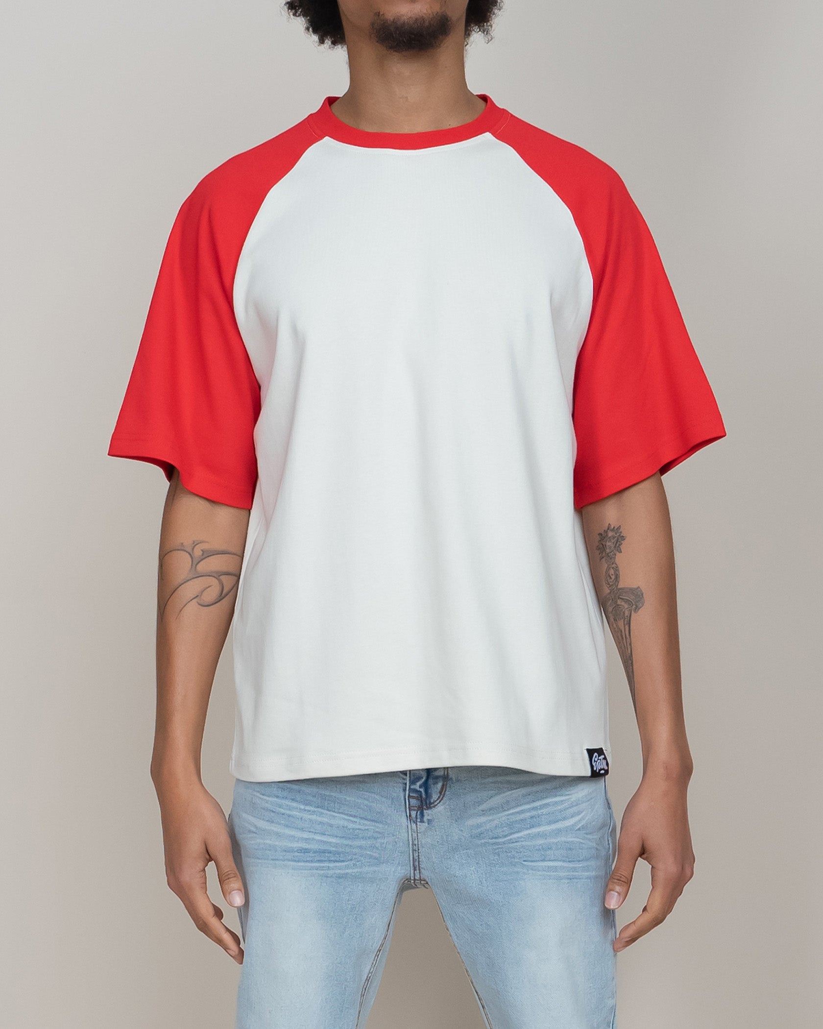 EPTM BOXY RAGLAN TEE - RED