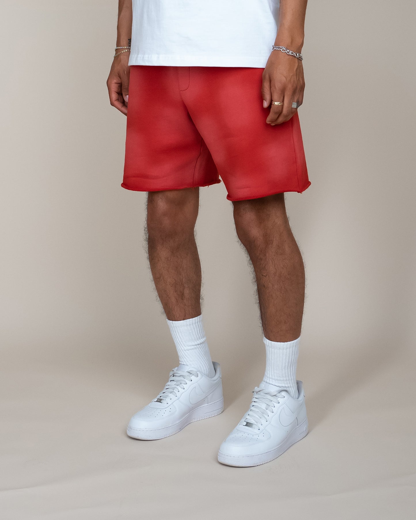 EPTM BIG N TALL SUN FADED SHORTS - RED