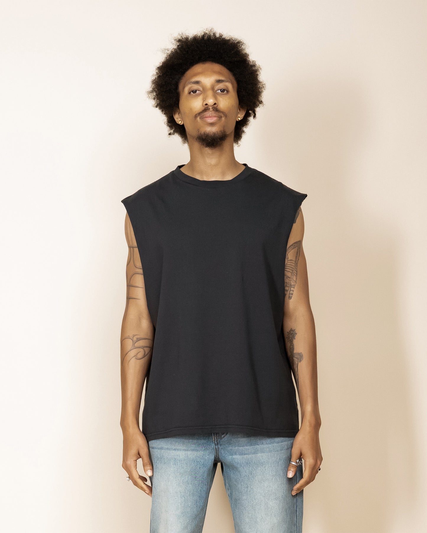 EPTM PERFECT SLEEVELESS TEE - BLACK