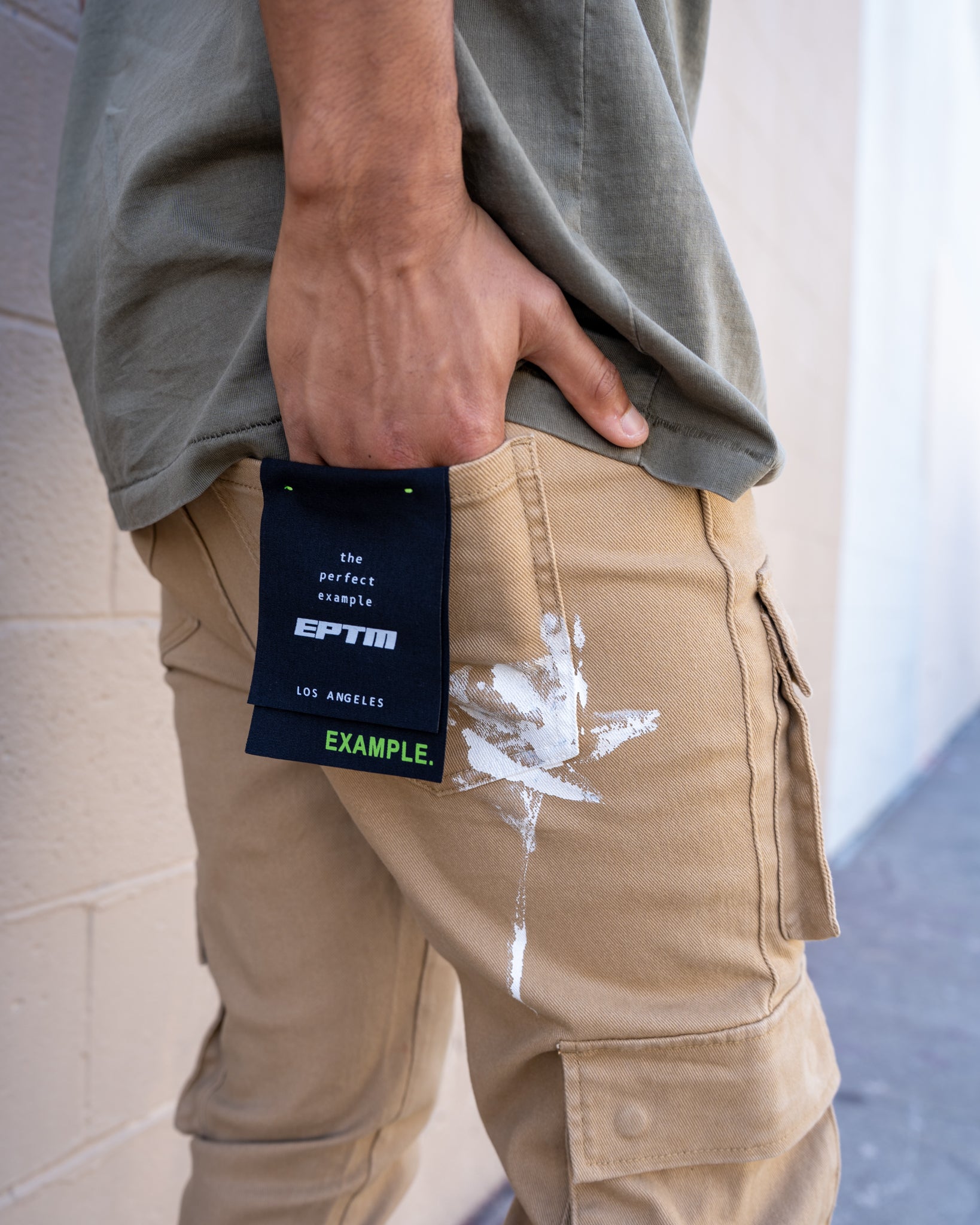 EPTM SNAP CARGO DENIM - KHAKI