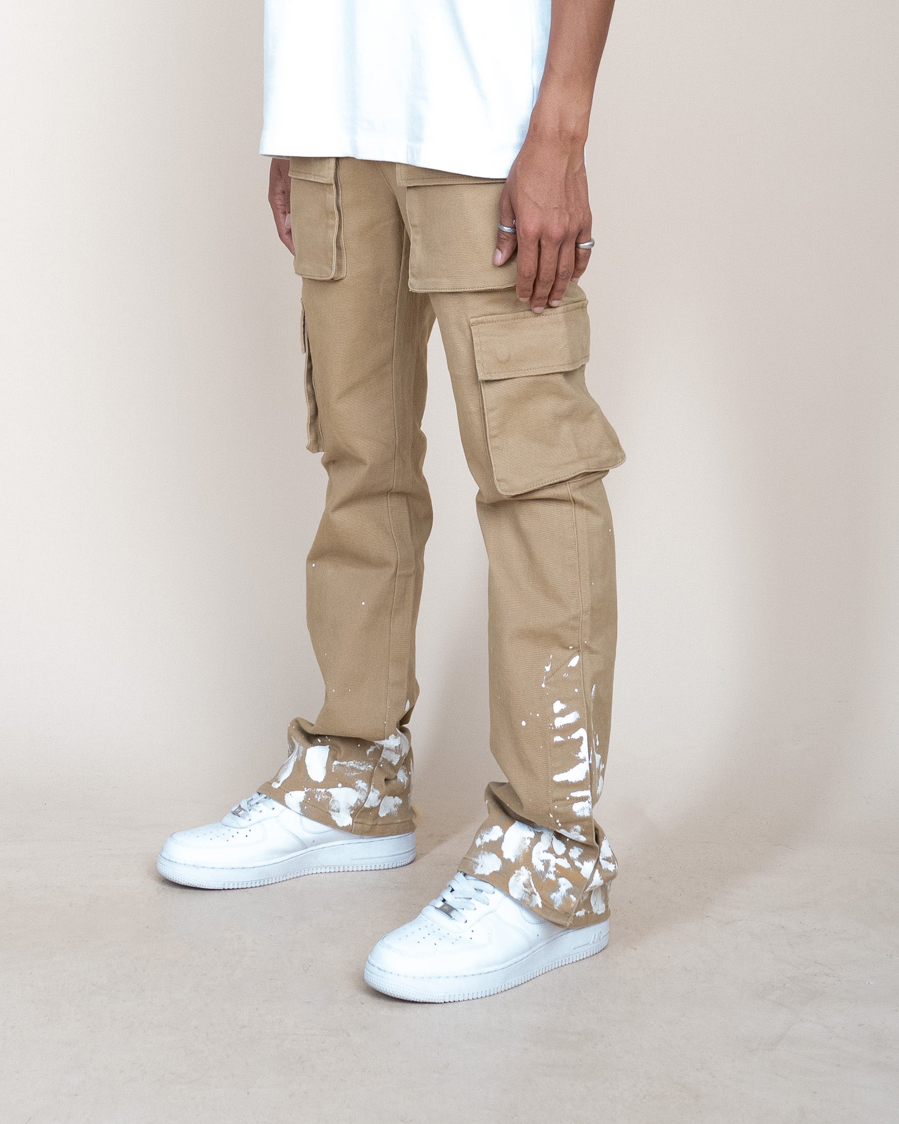 EPTM SNAP CARGO DENIM - KHAKI