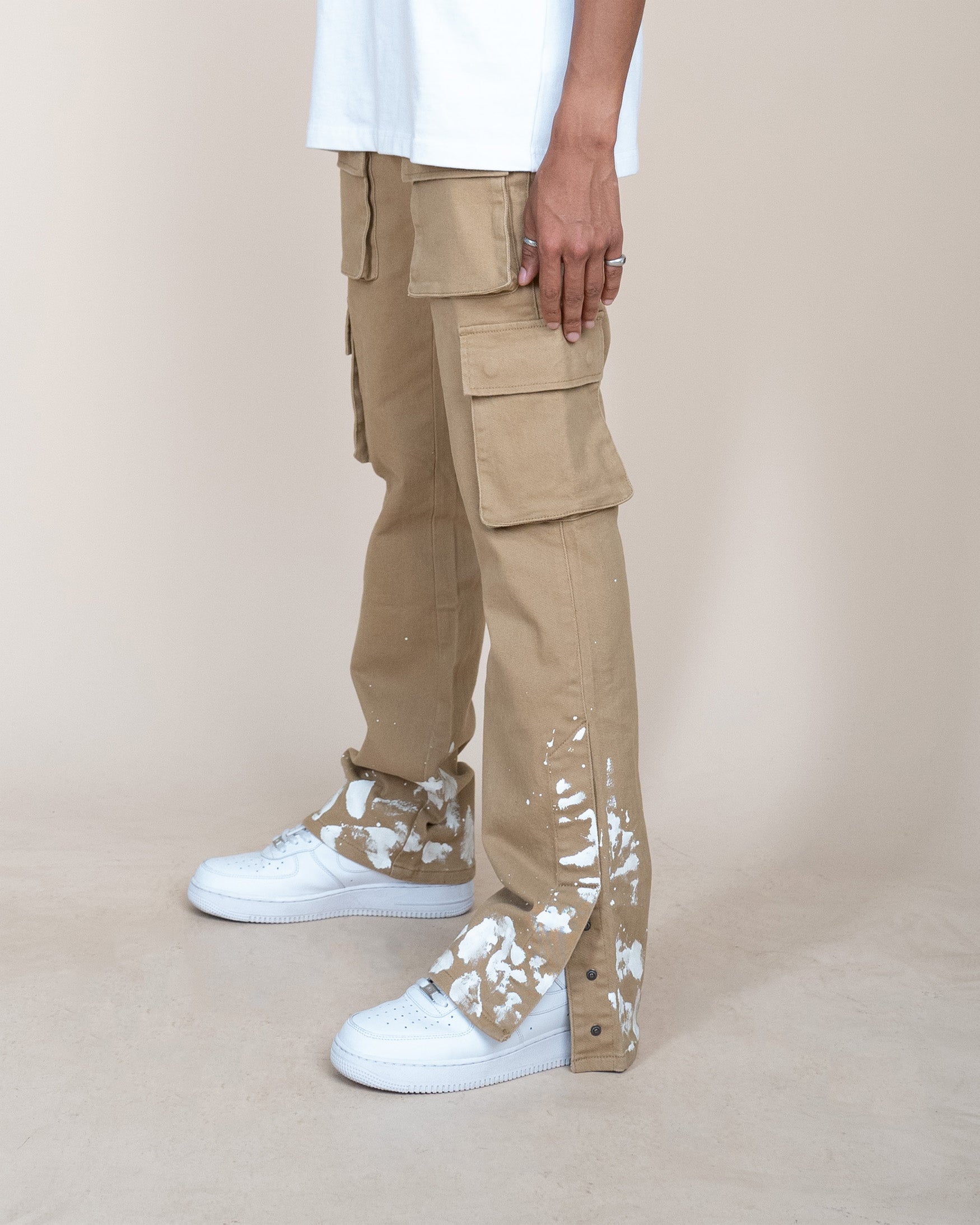 EPTM SNAP CARGO DENIM - KHAKI