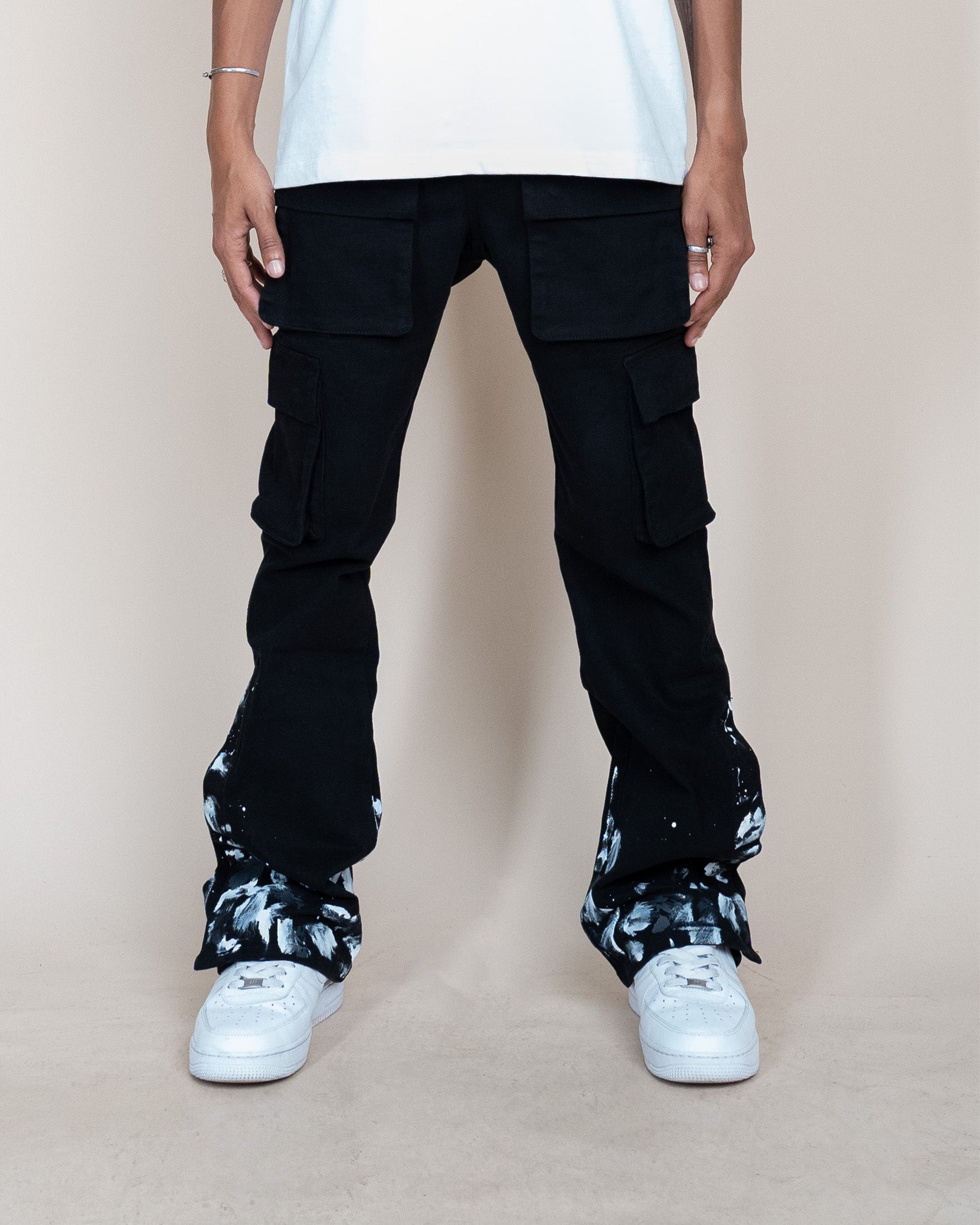 EPTM SNAP CARGO DENIM - BLACK