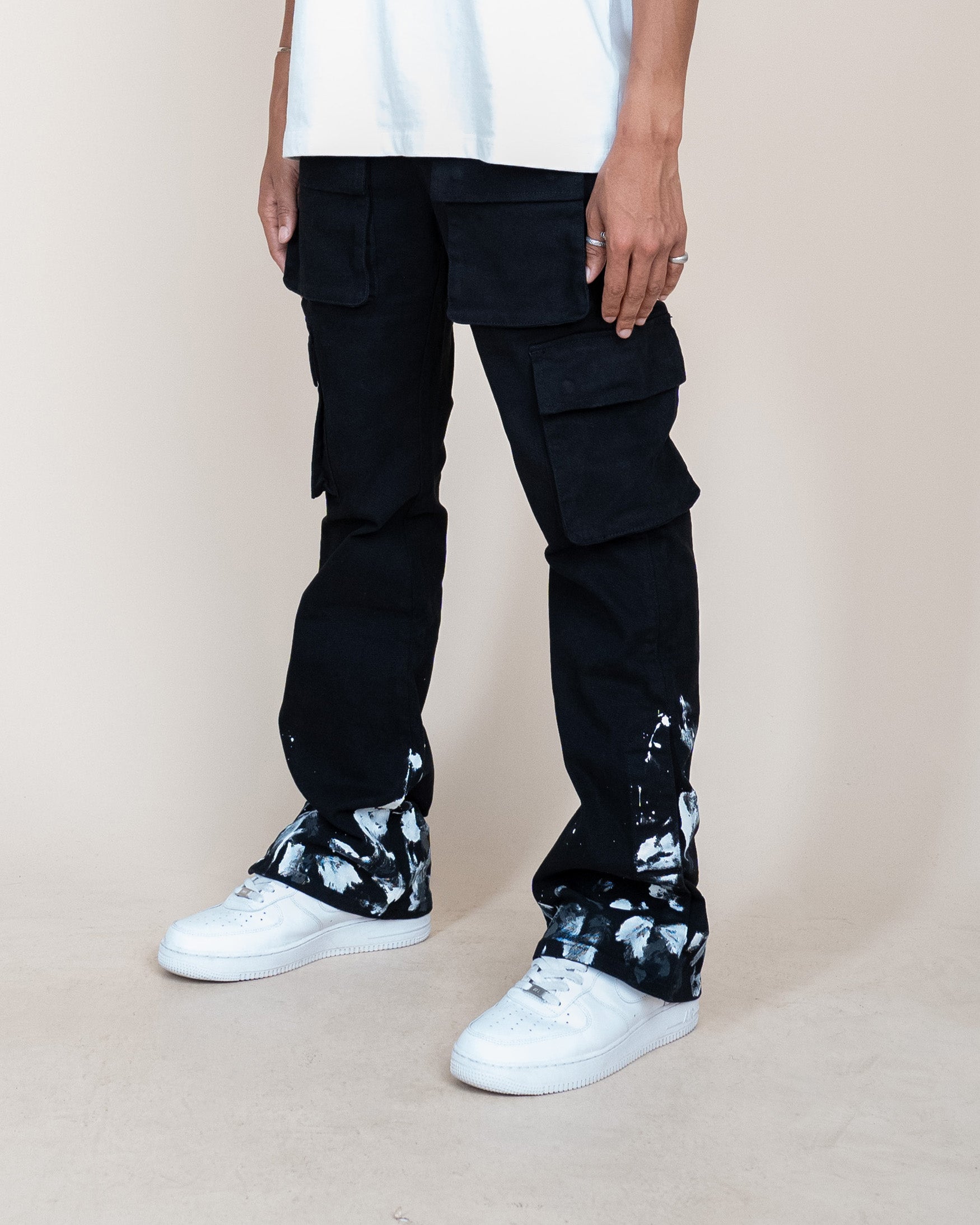 EPTM SNAP CARGO DENIM - BLACK