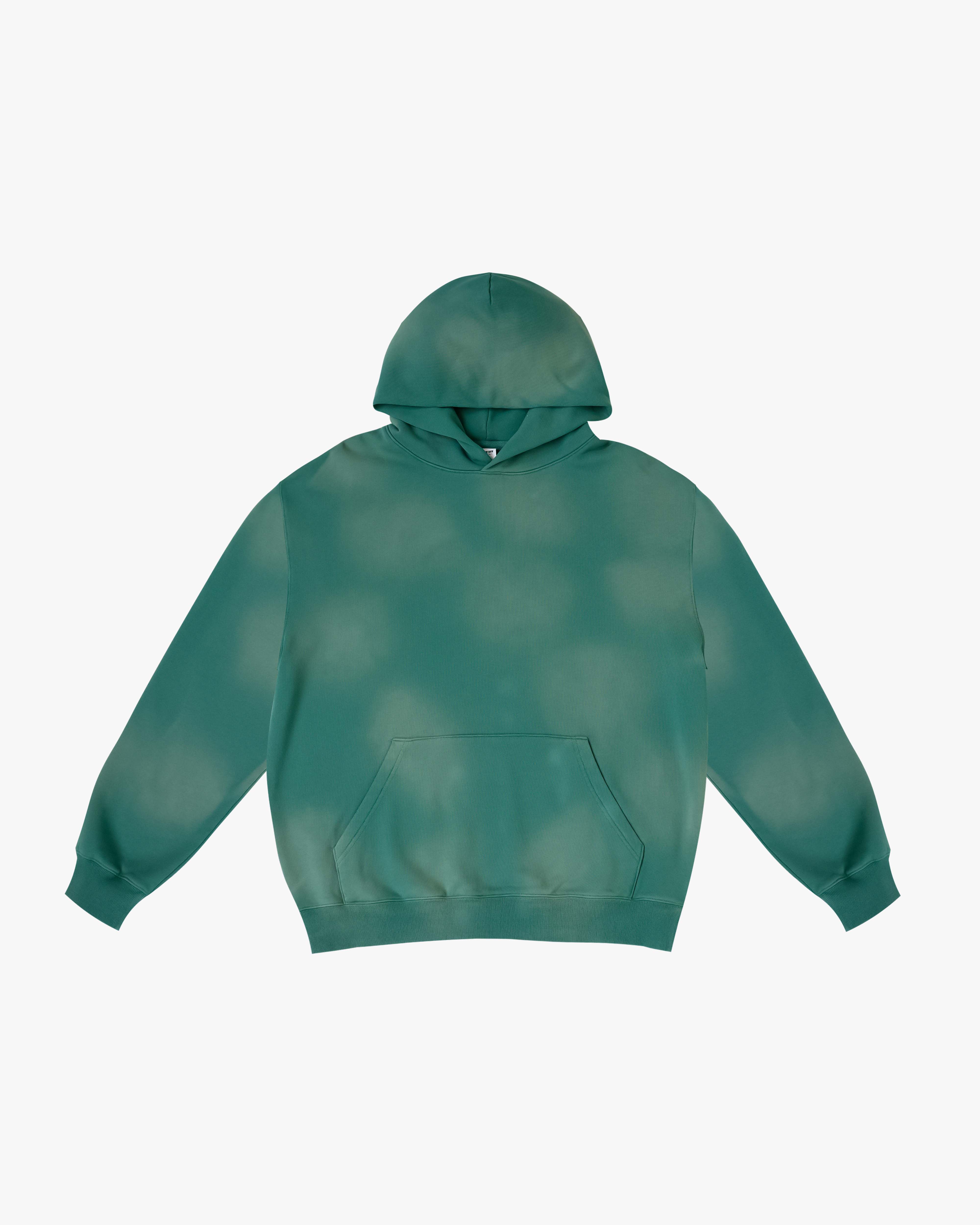 Green hoodie online plain