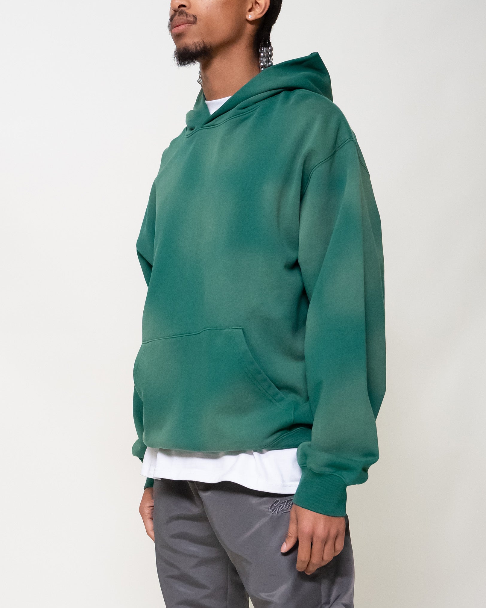 Faded hot sale green sweatshirt