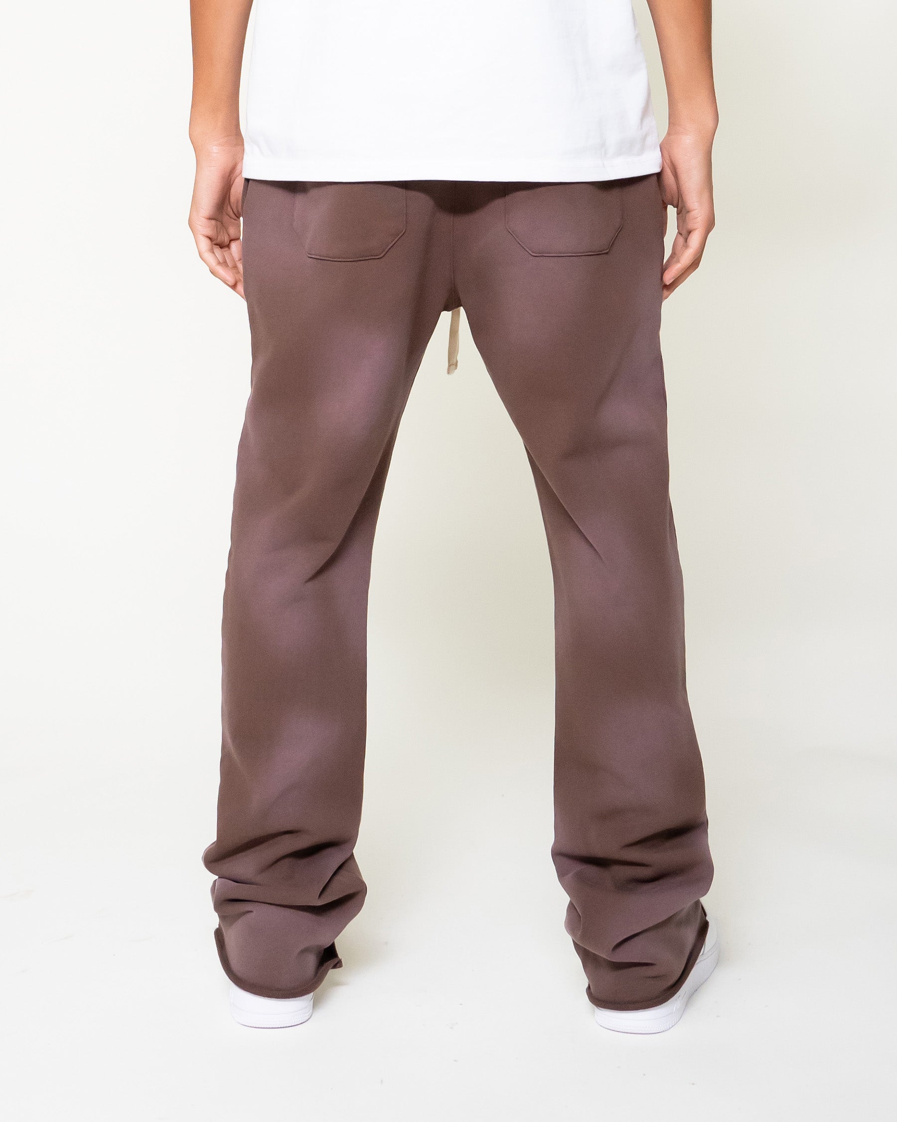 EPTM BIG N TALL SUN FADED SWEATPANTS-BROWN