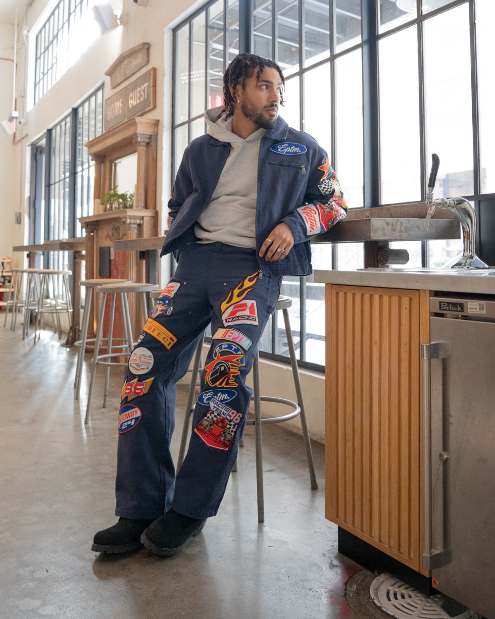 TURBO CARPENTER PANTS - NAVY