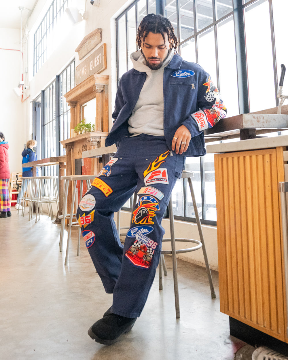 TURBO CARPENTER PANTS - NAVY