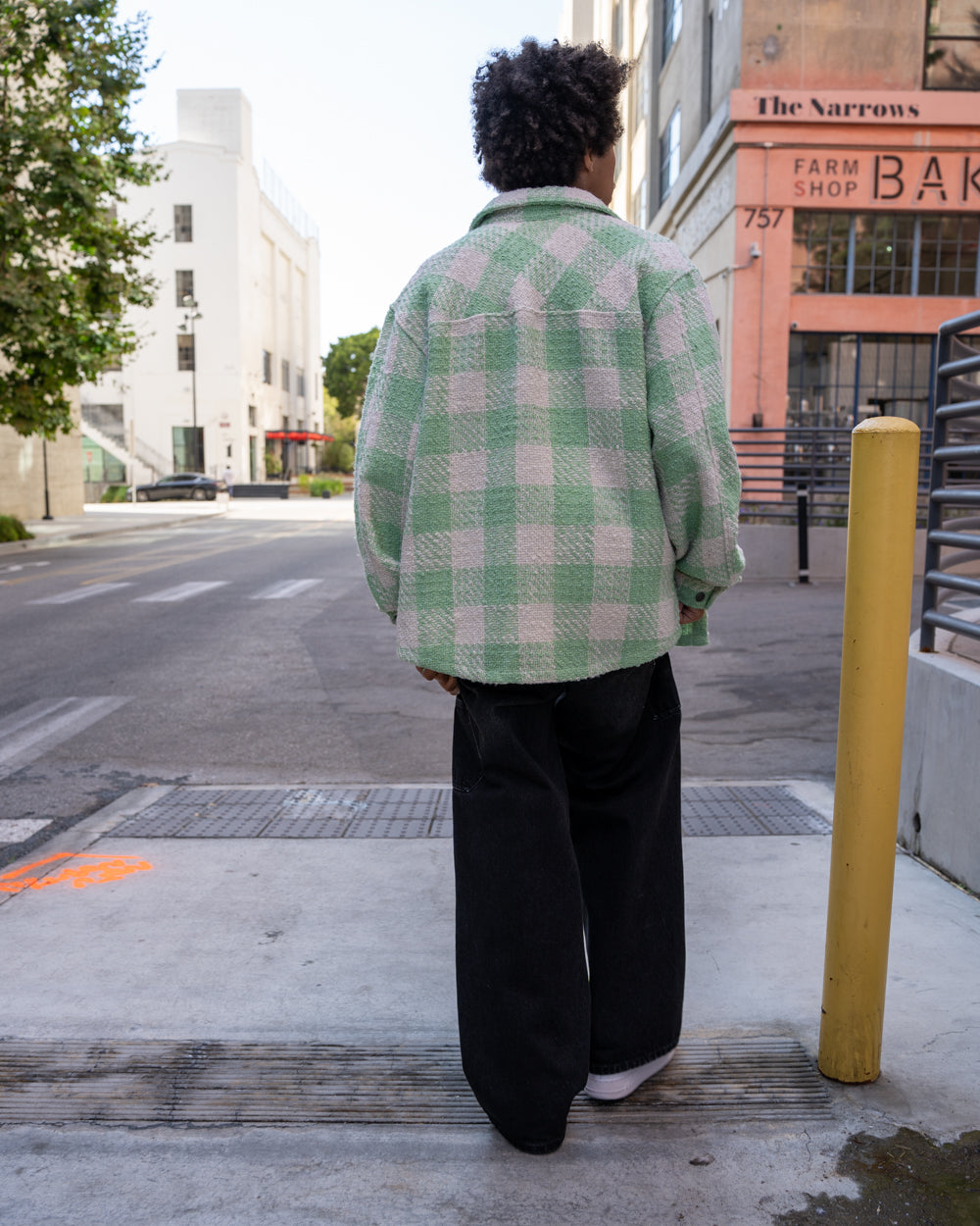 EPTM TWEED FLANNEL SHIRT - EMERALD