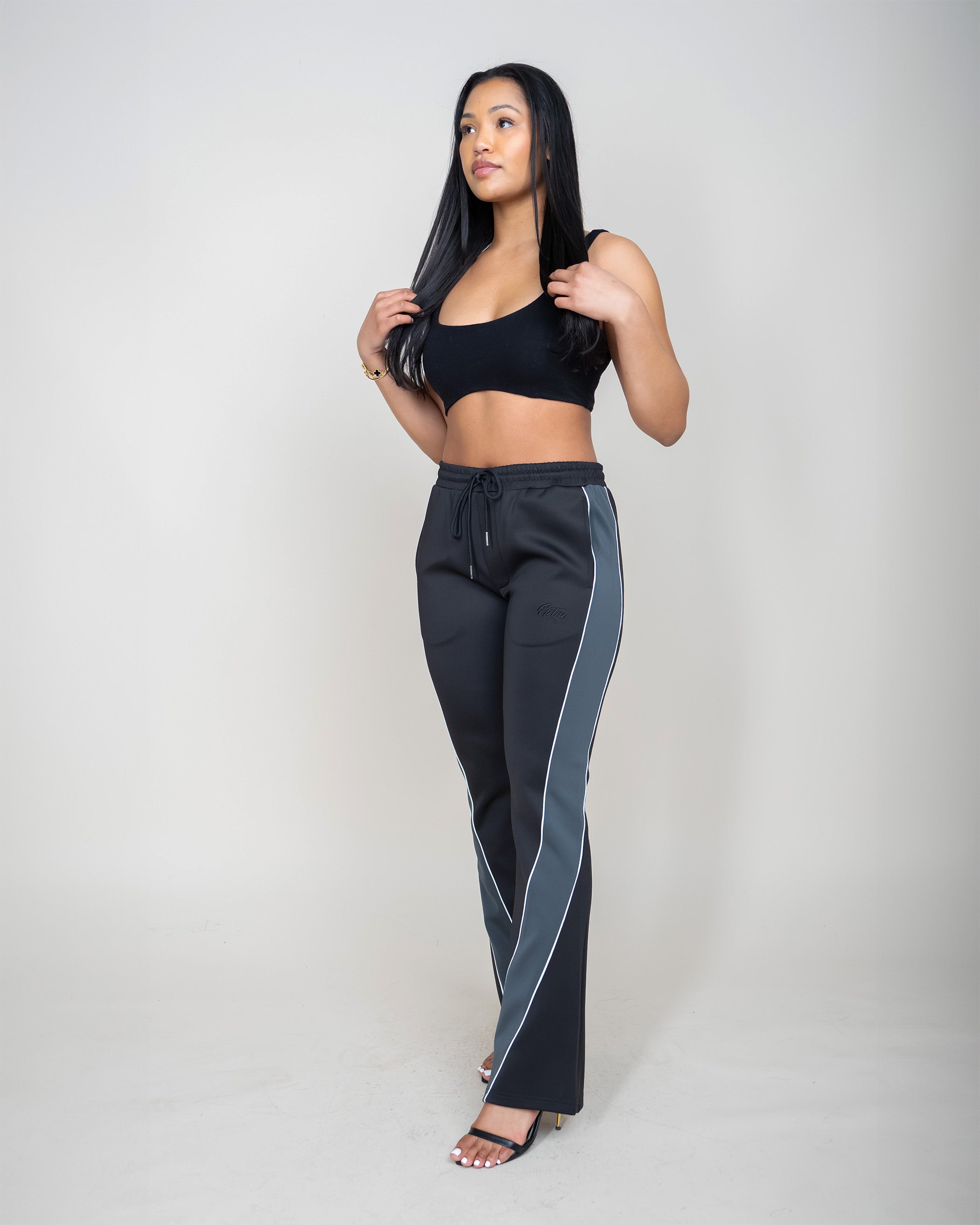 EPTM TWISTED TRACK PANTS-BLACK