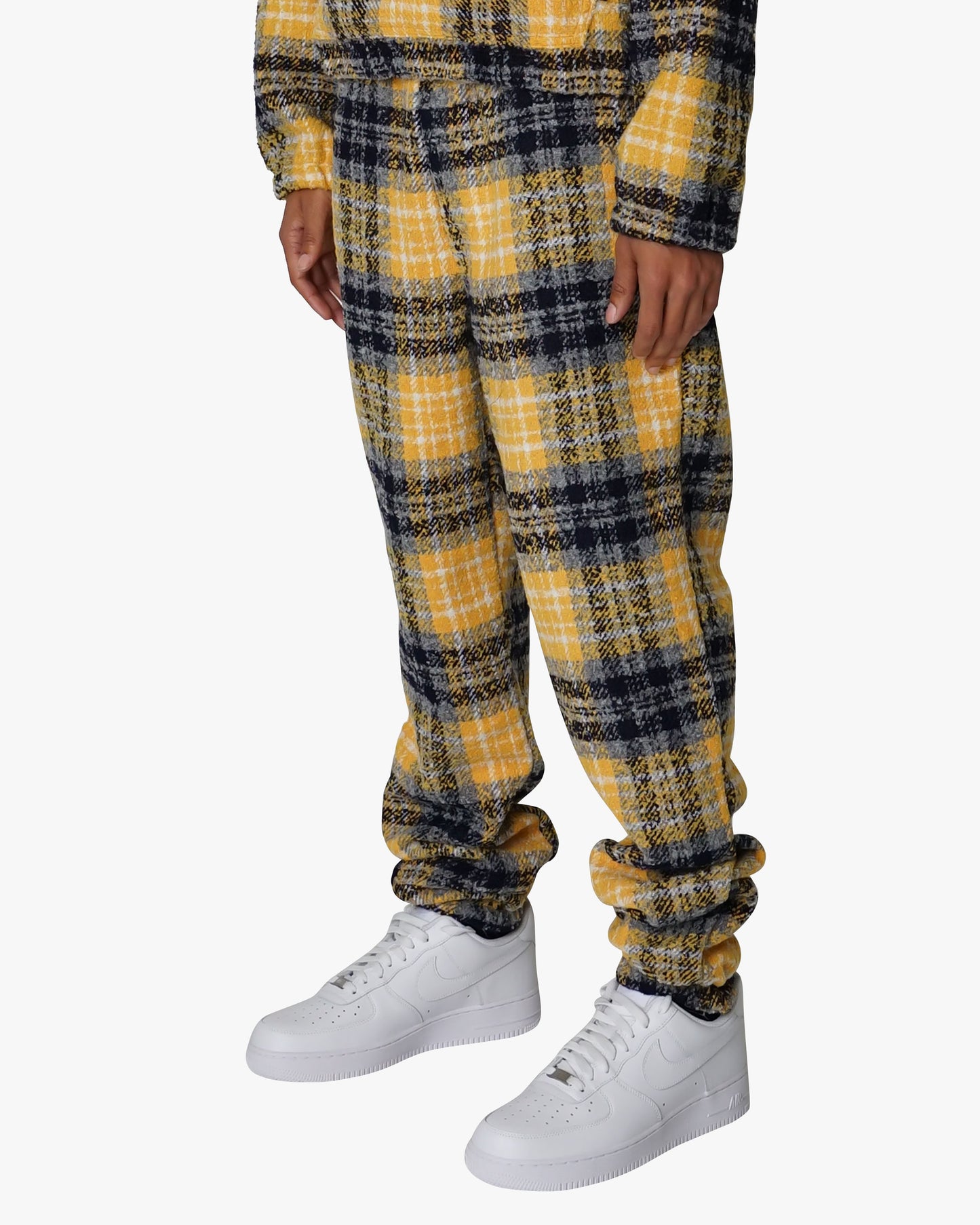 EPTM FLANNEL JOGGERS-YELLOW