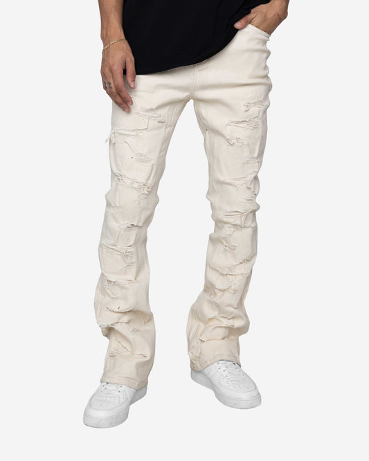 EPTM KENNY FLARE JEANS-CREAM